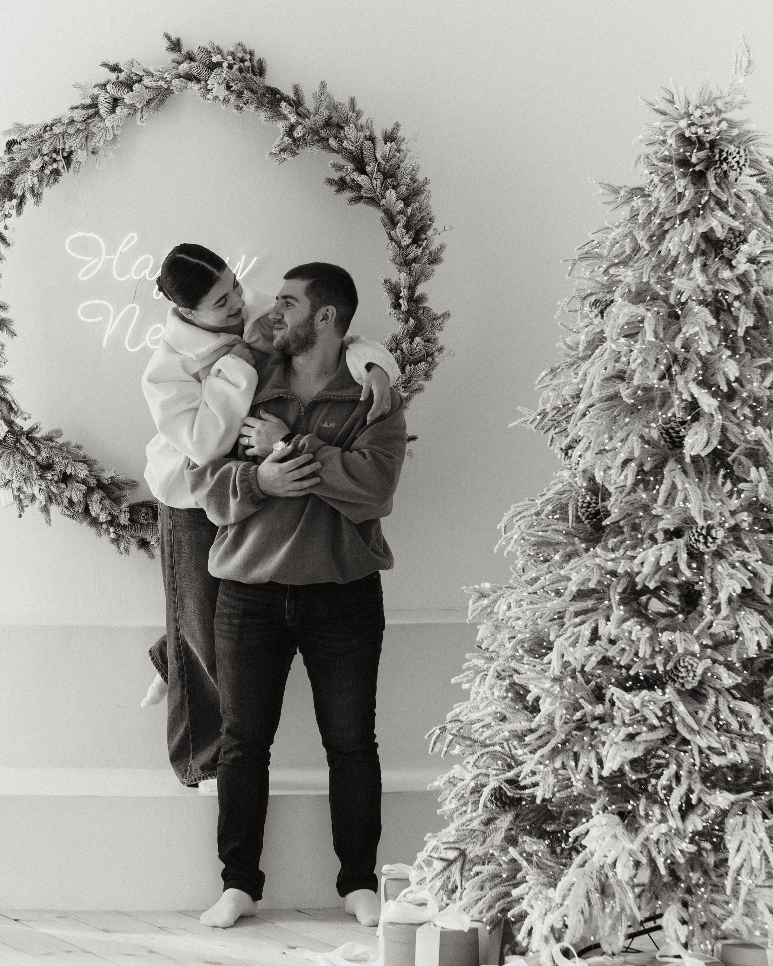 Лав стори новогодняя в студии Modo