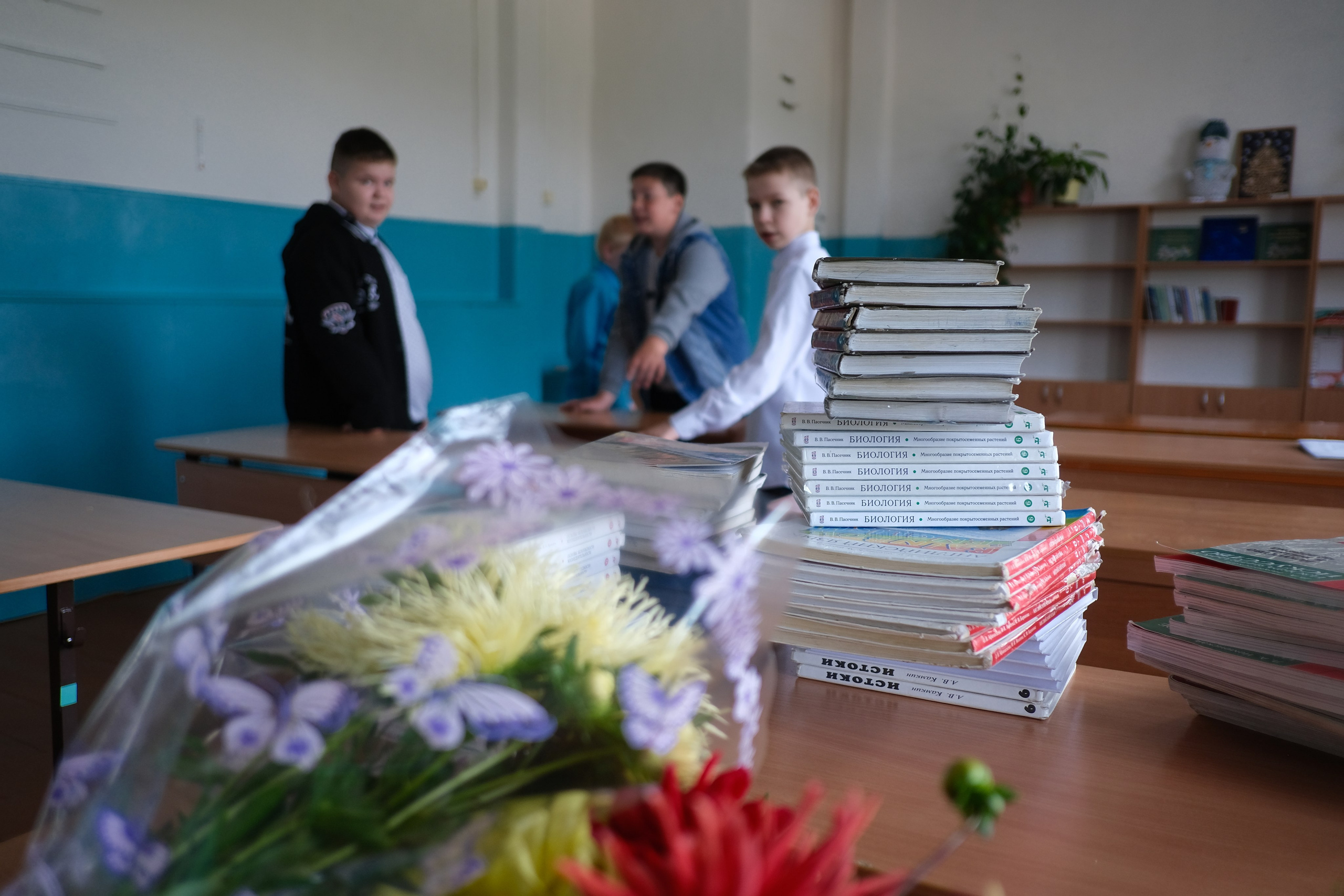 Ольховская школа, поселок Мирный, Вологодская область. Фотограф Евгений Андреев