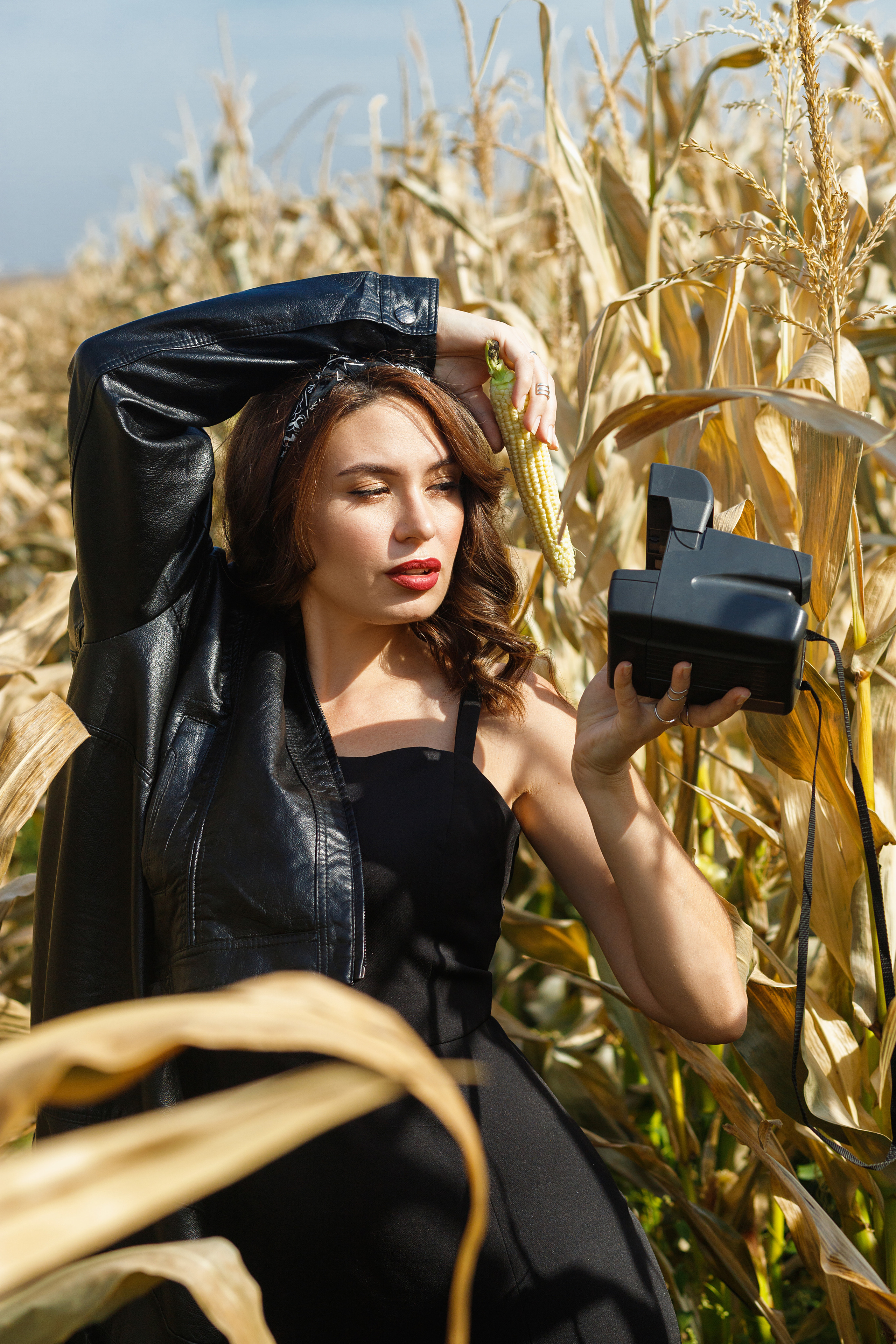 Осенняя поездка в кукурузу. Женский фотограф в Кемерово Мария Чернявская