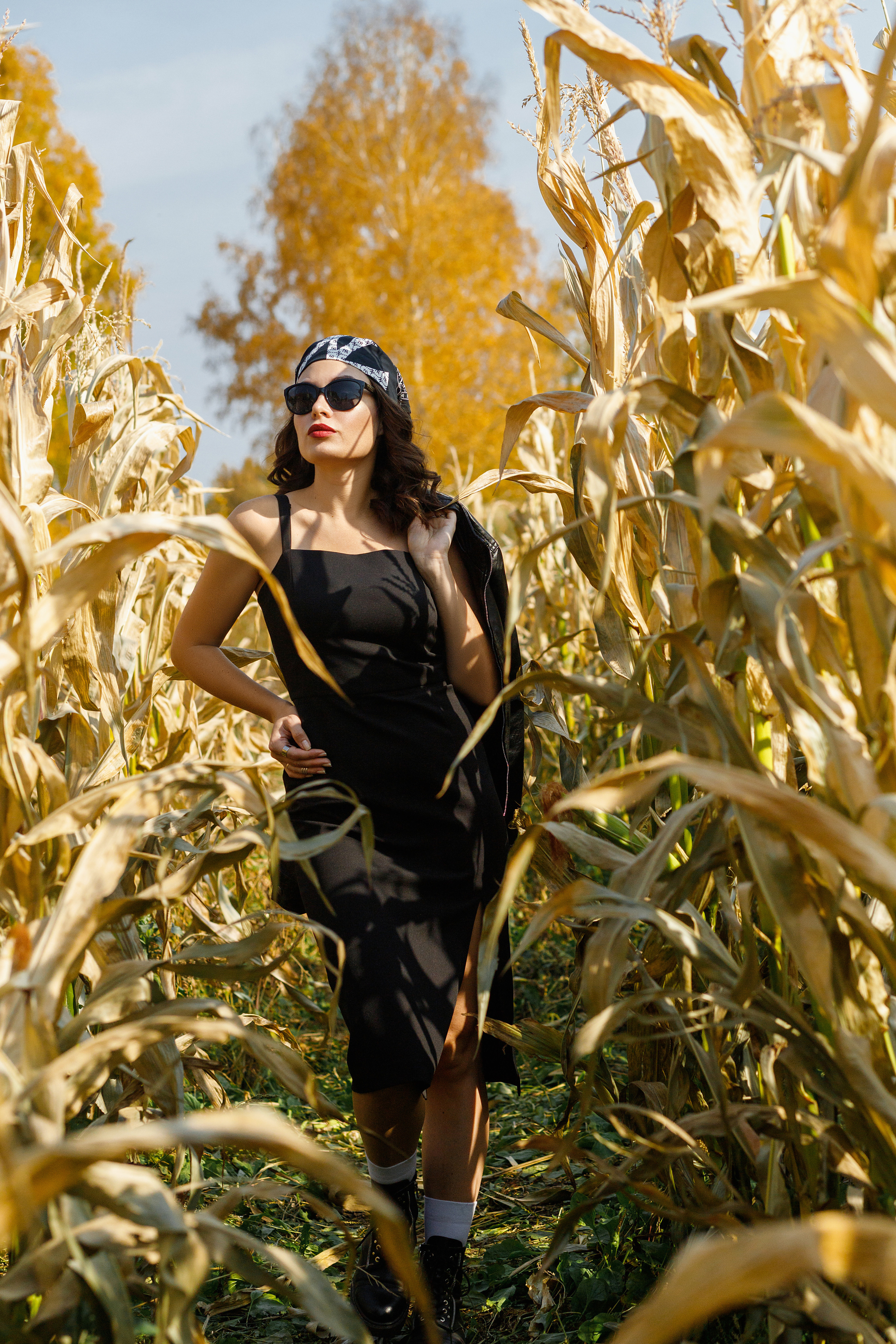 Осенняя поездка в кукурузу. Женский фотограф в Кемерово Мария Чернявская