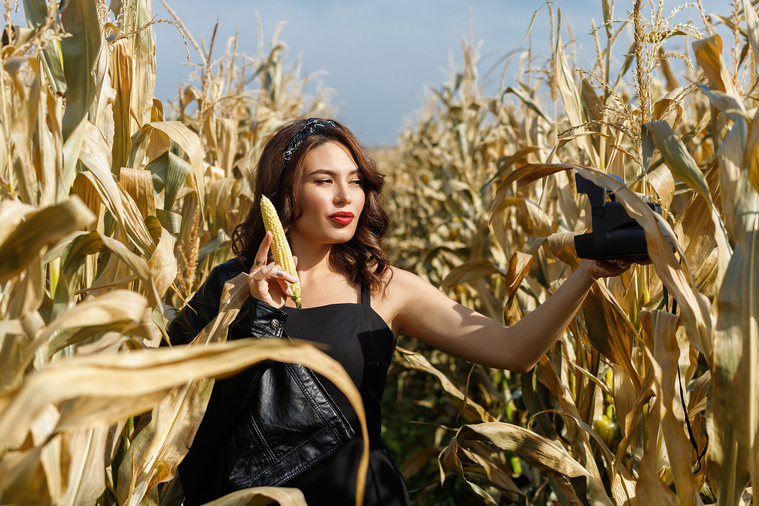 Осенняя поездка в кукурузу. Женский фотограф в Кемерово Мария Чернявская
