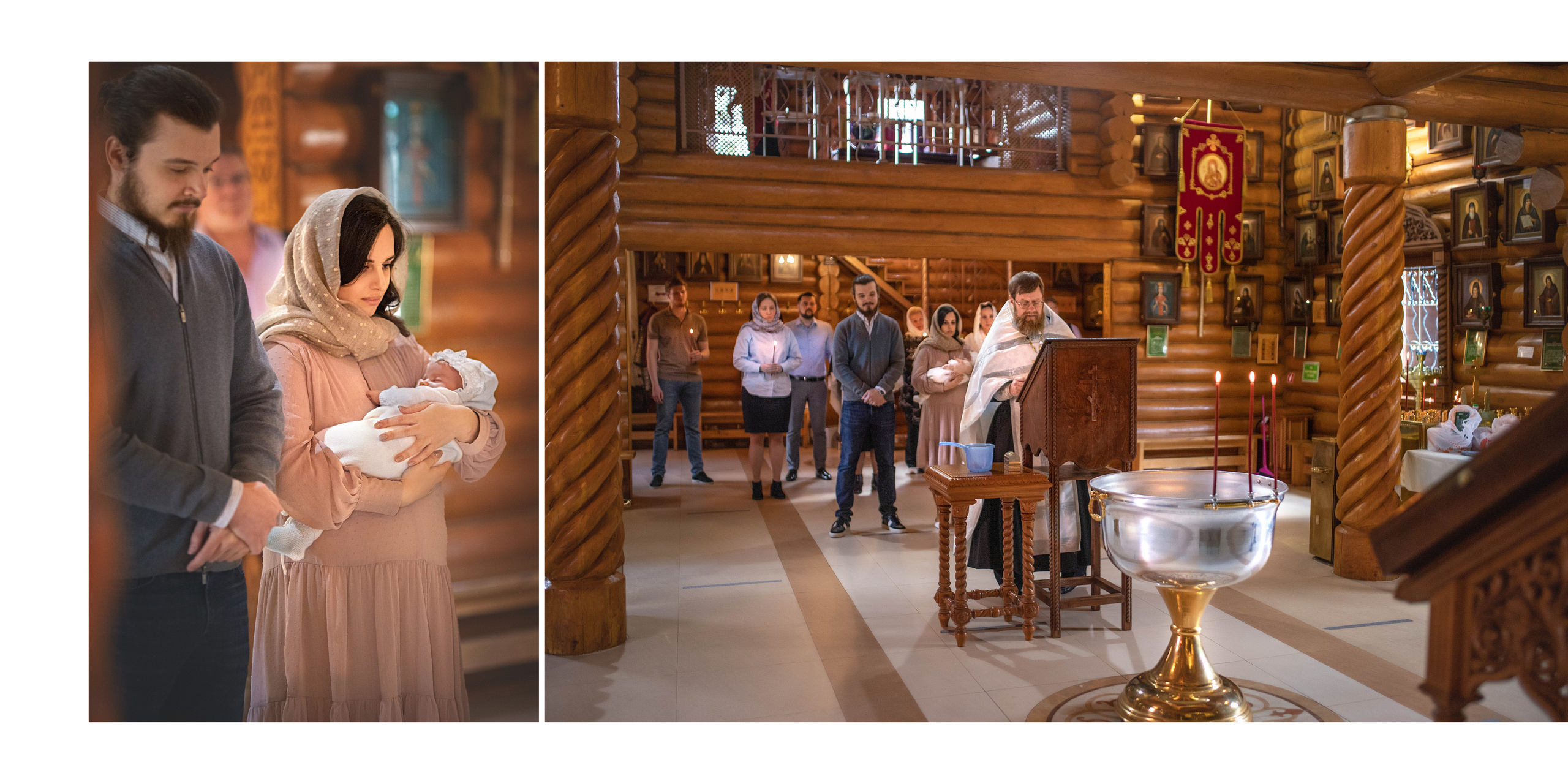 Крещение Марфы. Детский и семейный фотограф в Москве Вера Орлова