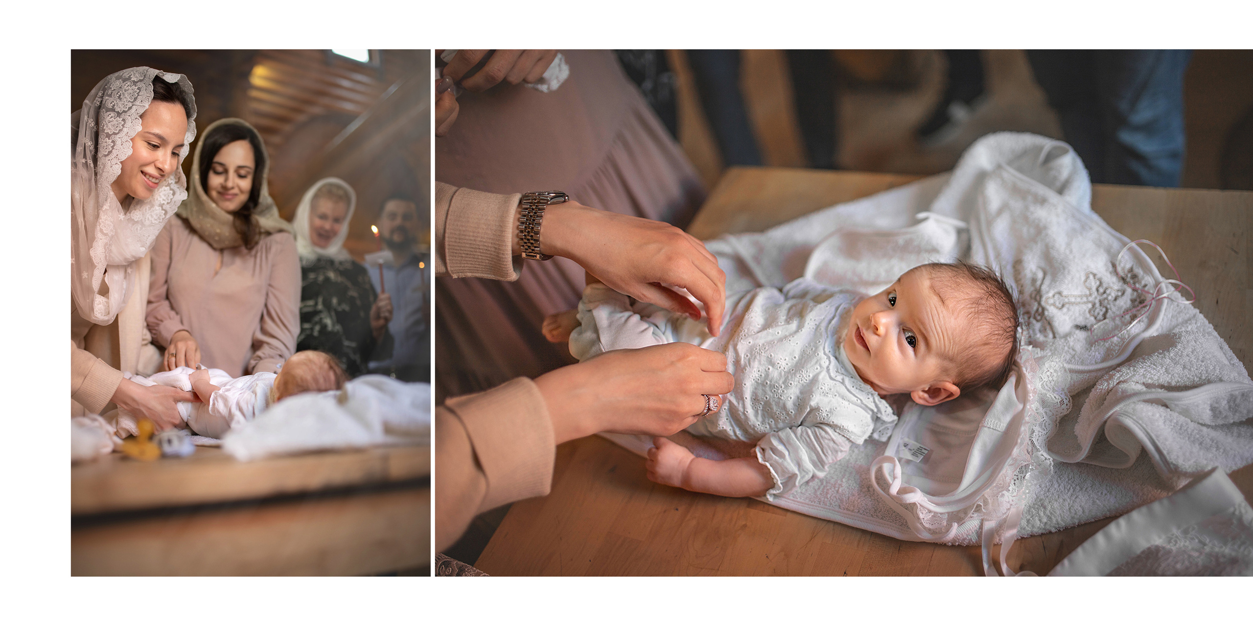 Крещение Марфы. Детский и семейный фотограф в Москве Вера Орлова