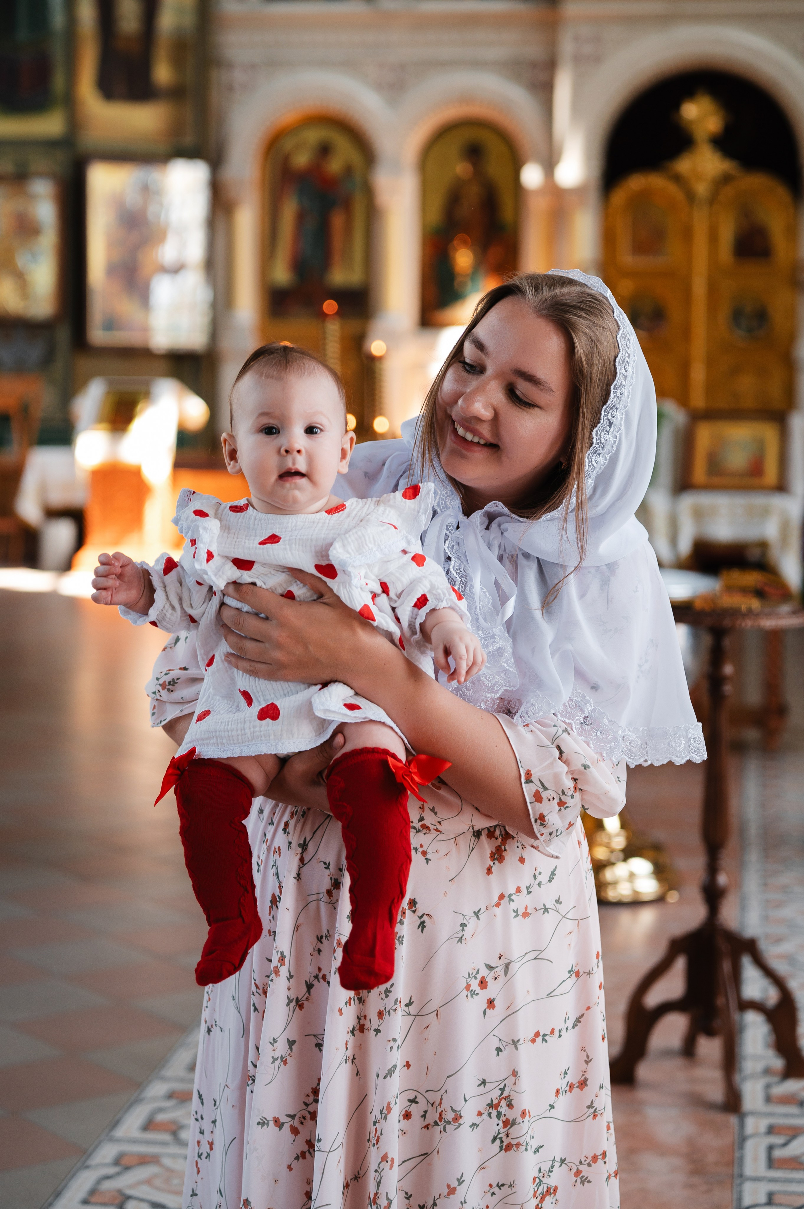 Таинство Крещения Дарьи (Храм Преполовения Пятидесятницы). Фотограф Ярута Оксана / Ростов-на-Дону