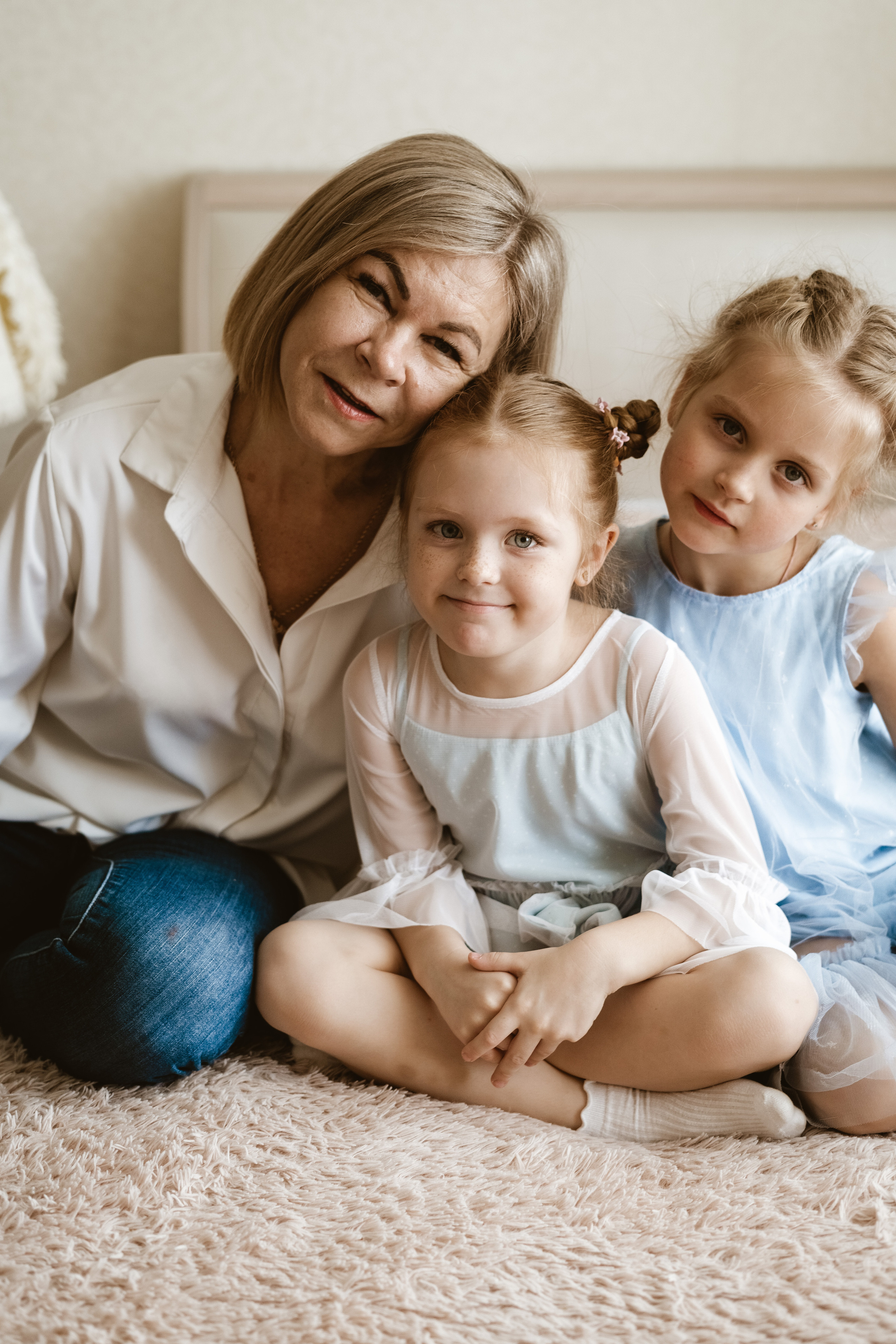 Домашняя фотосессия с внуками. Фотограф в Пензе Римма Якубова