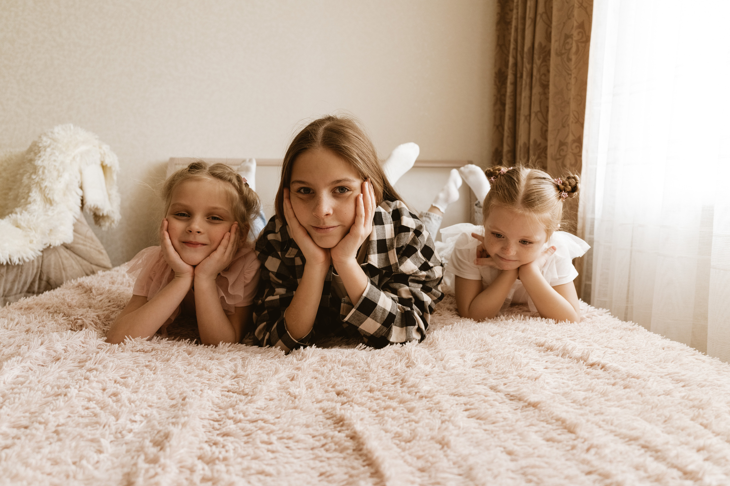 Домашняя фотосессия с внуками. Фотограф в Пензе Римма Якубова
