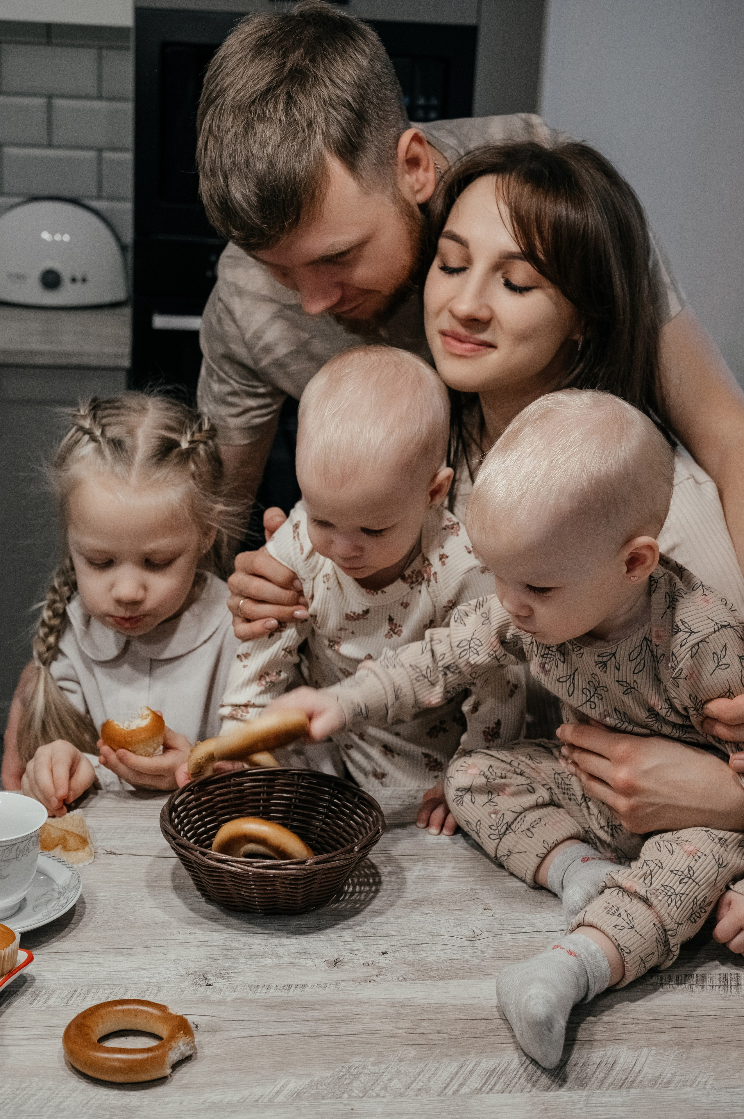 Семья Небольсины. Фотограф Мария Строгонова
