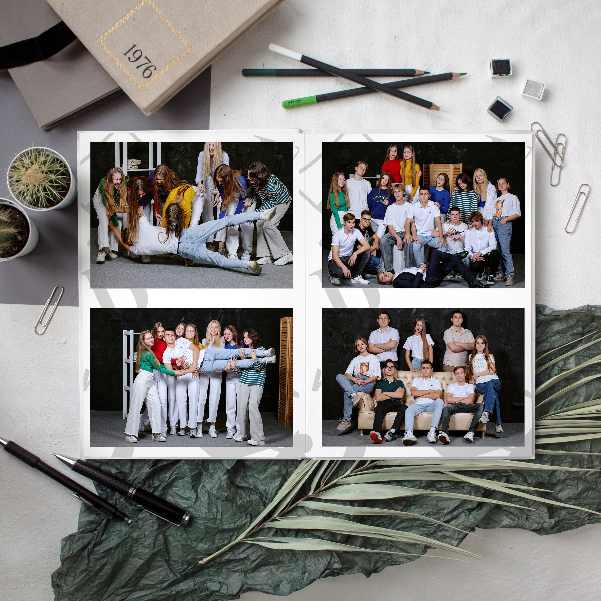 Выпускной Альбом Таганрог 10 разворотов. Фотограф Выпускные альбомы Таганрог Сергей Коробченко