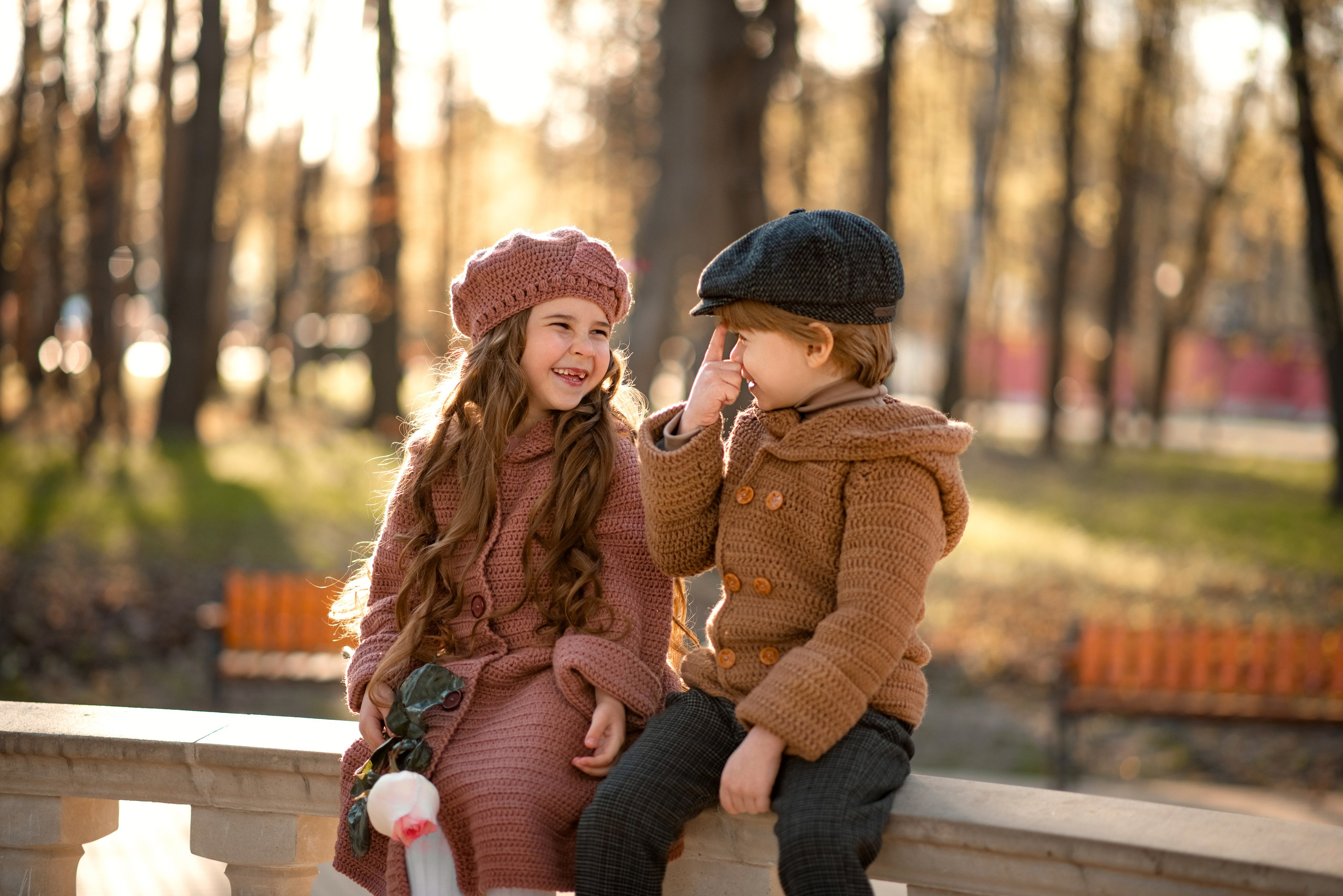 Лев и Диана. Детская фотосессия в парке. Семейный и детский фотограф в Туле Светлана Воронкова