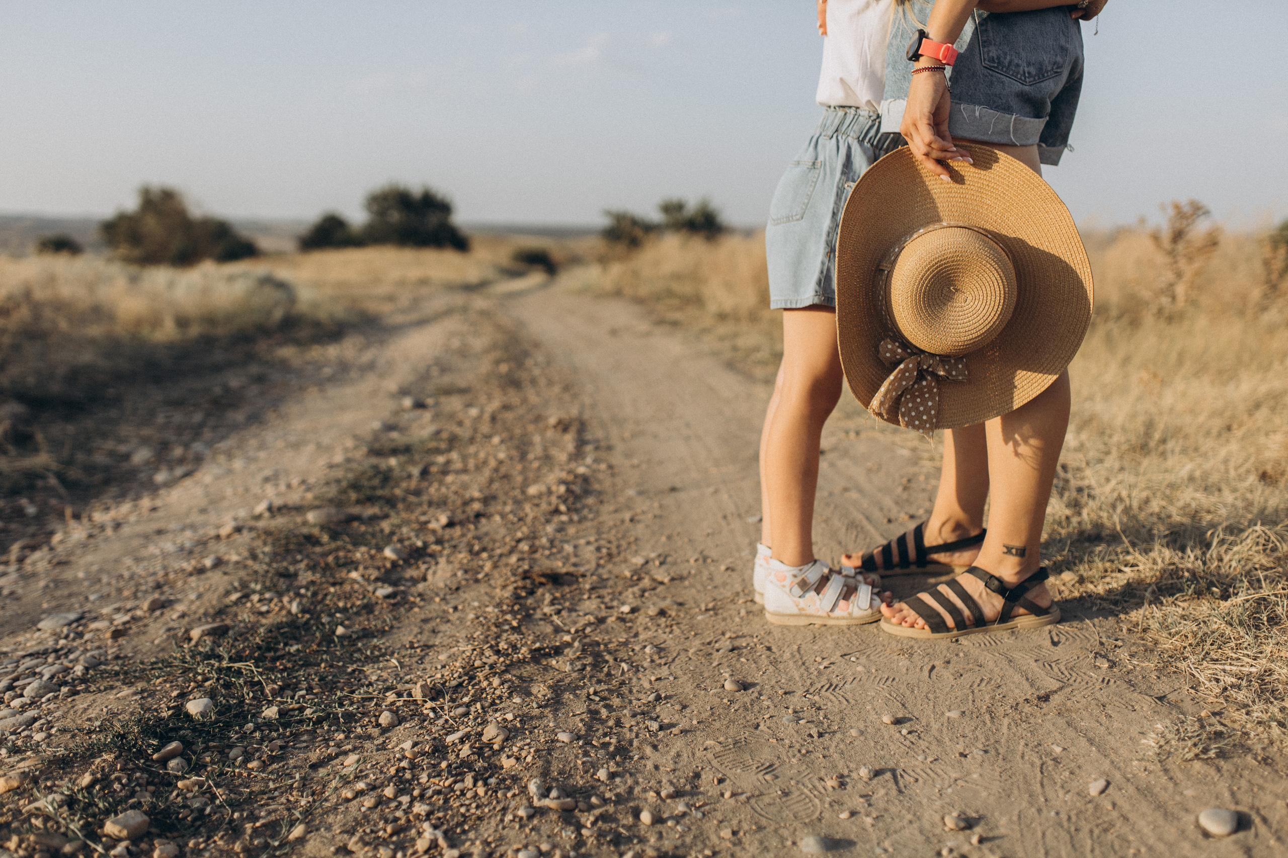 Фотосессия на закате Яна и Аня. Семейный, детский, свадебный фотограф в Георгиевске Дарья Домникова