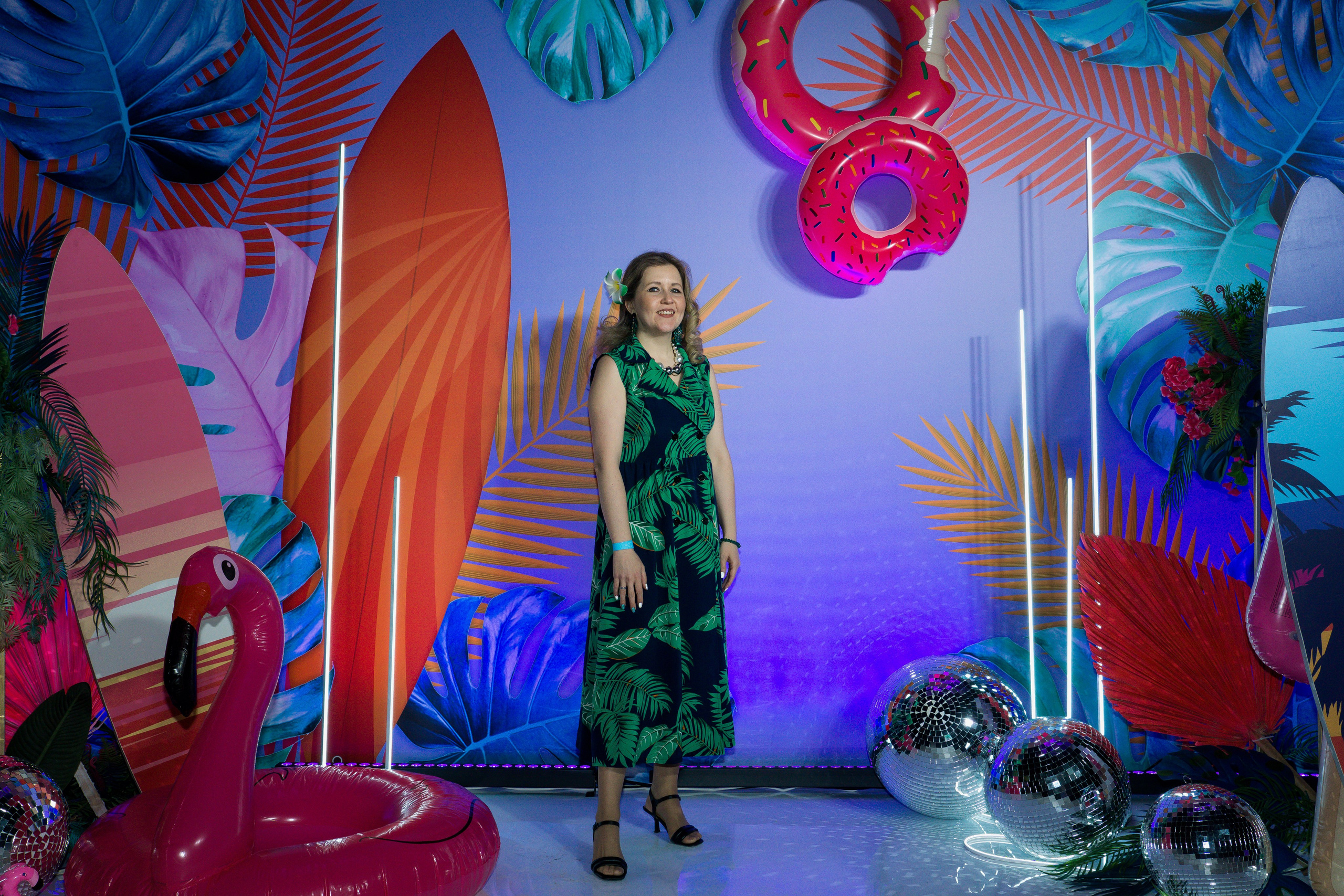 МТС корпоратив Гавайская вечеринка. Фотограф