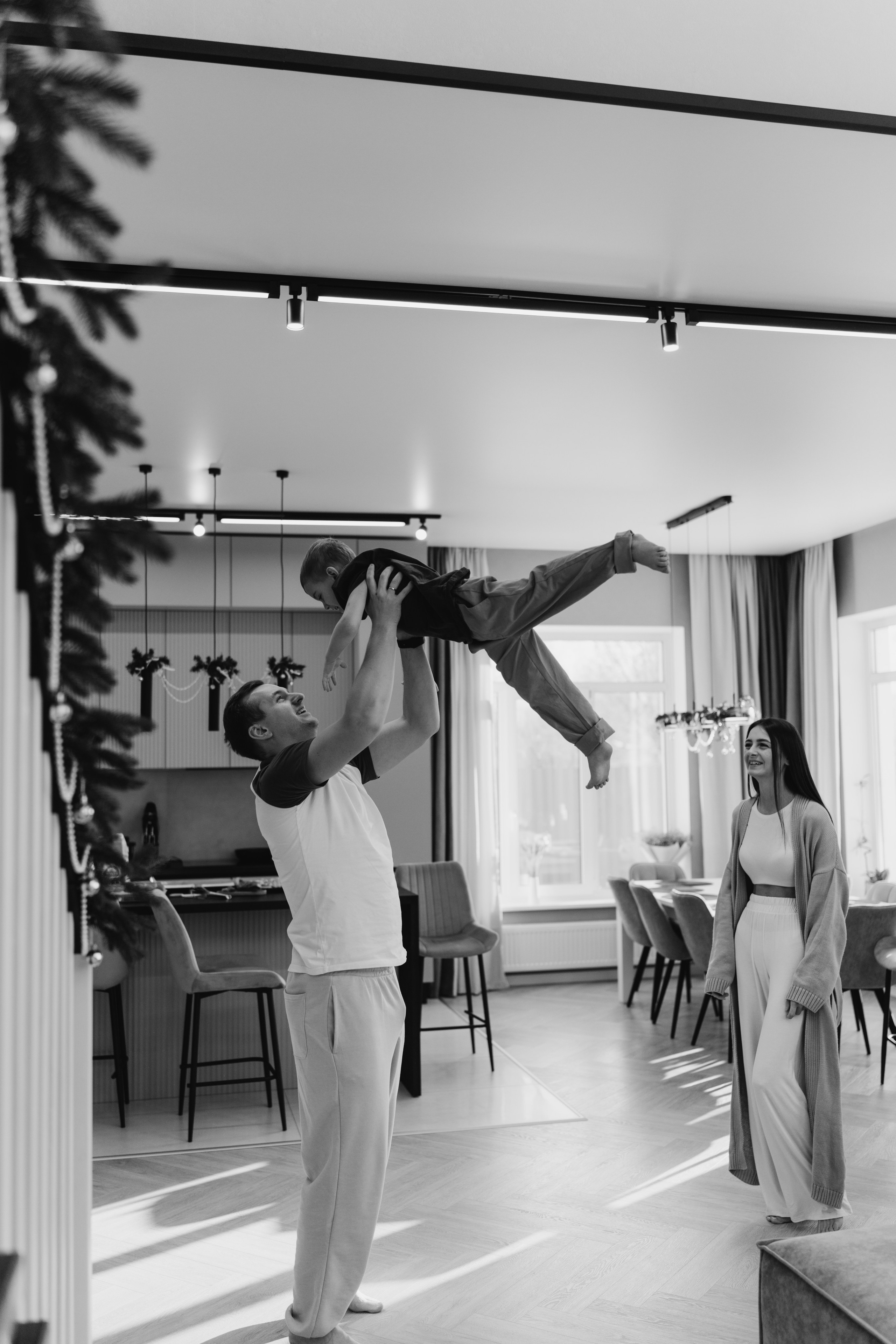 Домашняя съемка семьи Ксении и Алексея. Семейный и портретный фотограф в Санкт-Петербурге Татьяна Гримоть