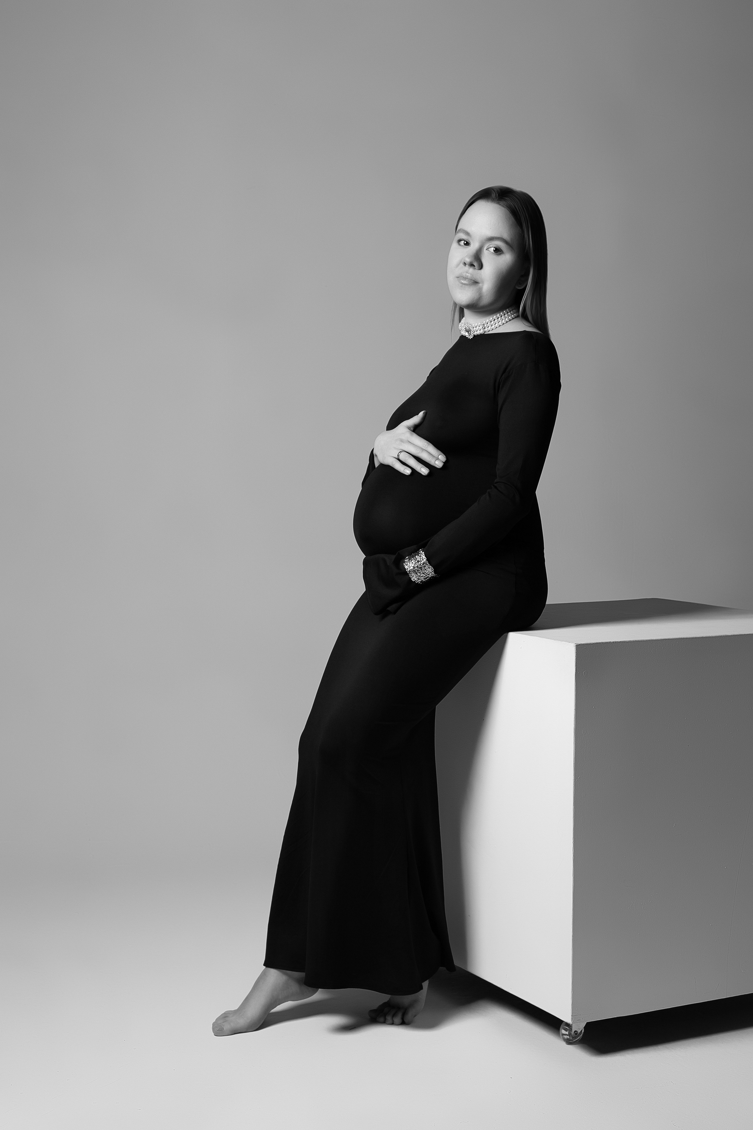 Фотосессия беременности 2025-01-25. Анастасия, Фотограф женского портрета и беременности в стиле vogue