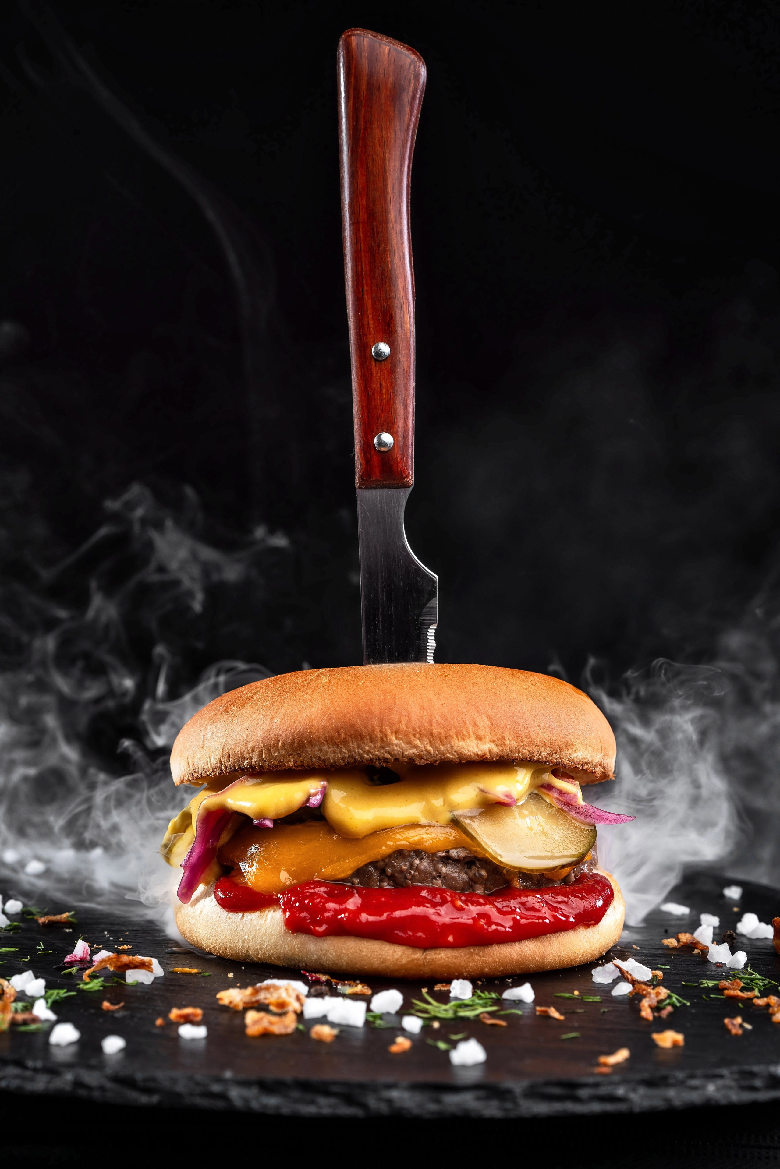 Фуд съемка бургеров. Фотограф Сочи