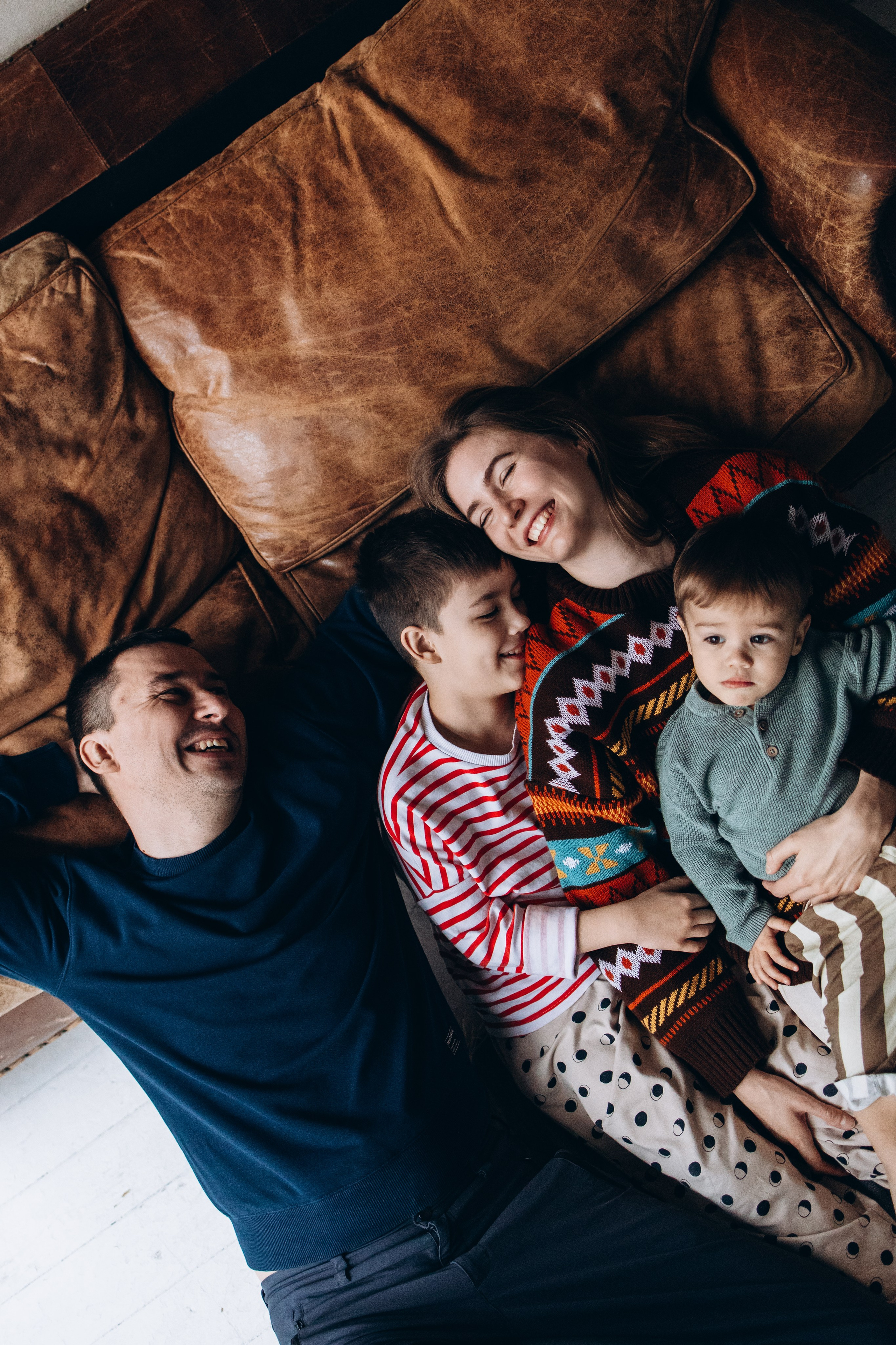 Оля, Андрей, Даня и Паша. Семейный фотограф в Москве Марина Петра