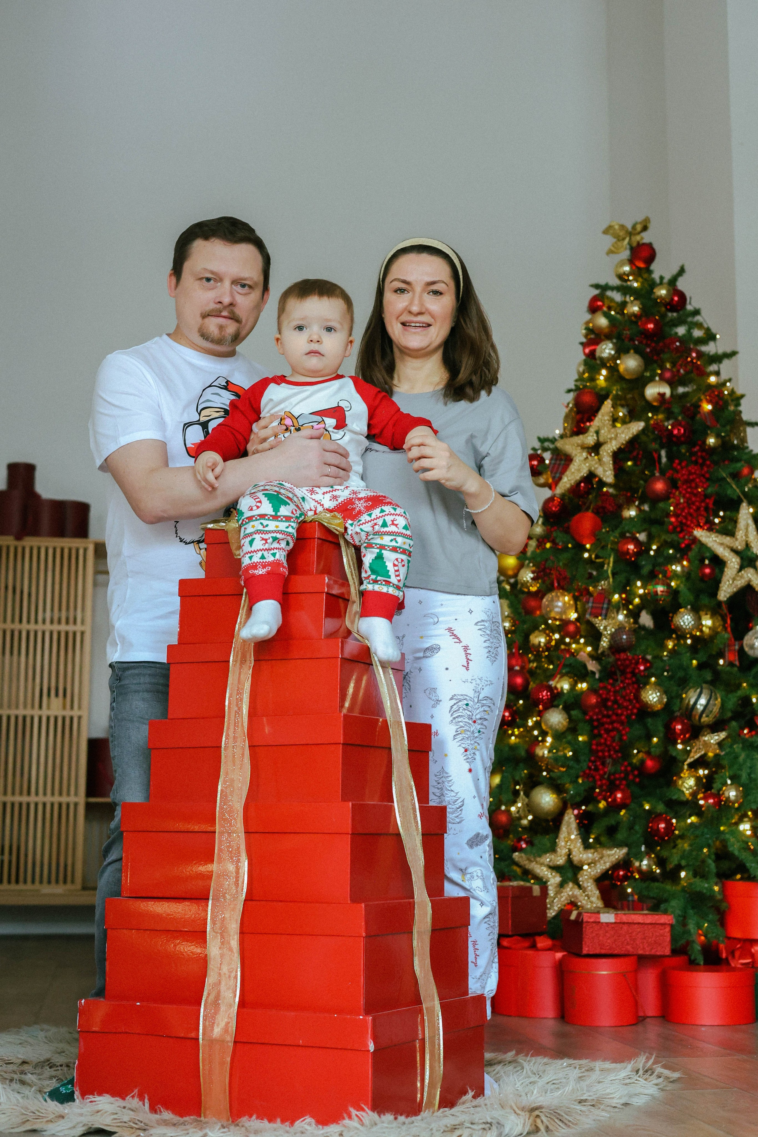 Новогодняя история «Анастасия и ее семья». Фотограф в Москве Анастасия Калинина