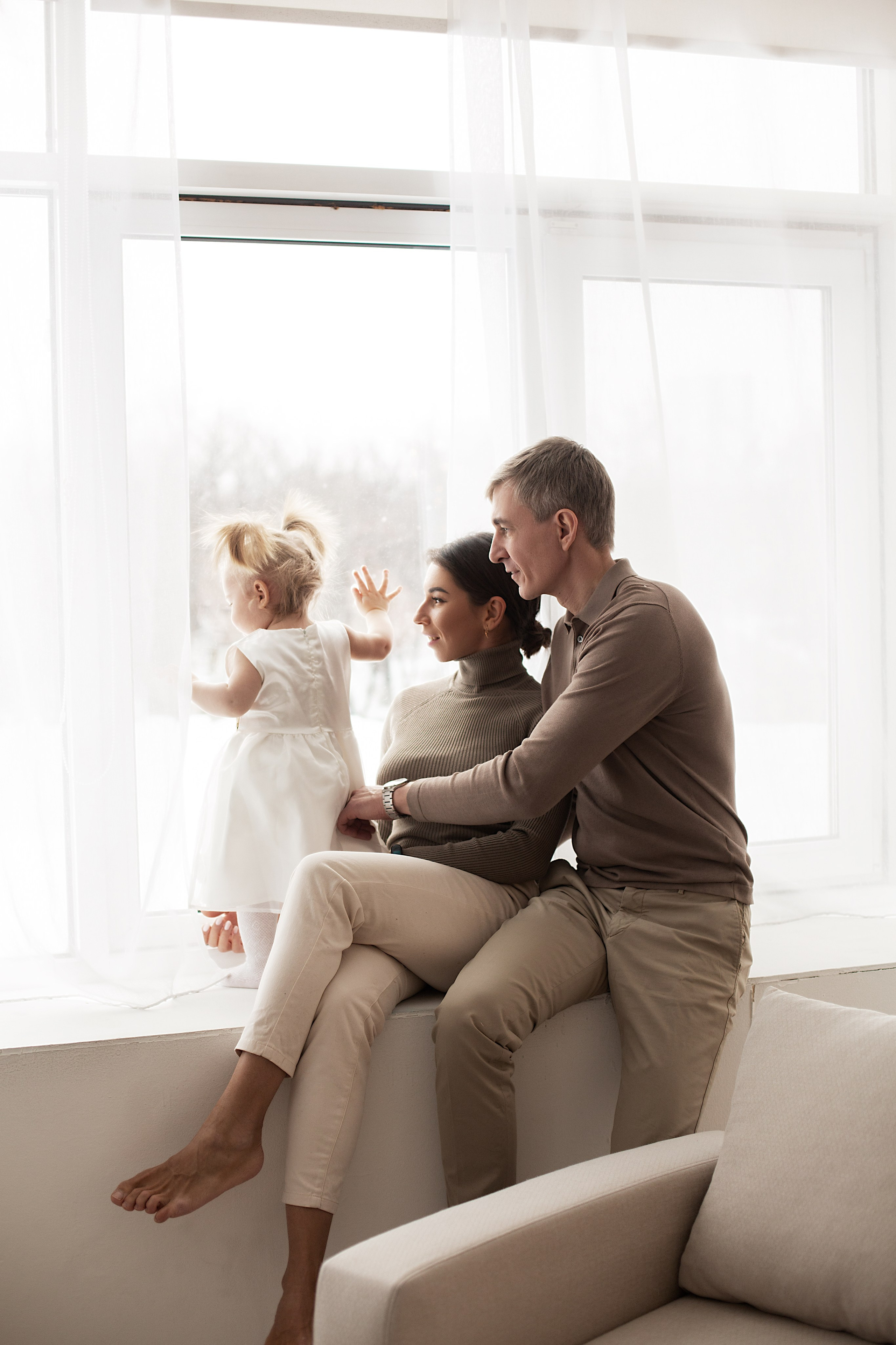 Дарья, Сергей и Оливия. Фотограф Алина Кучумова