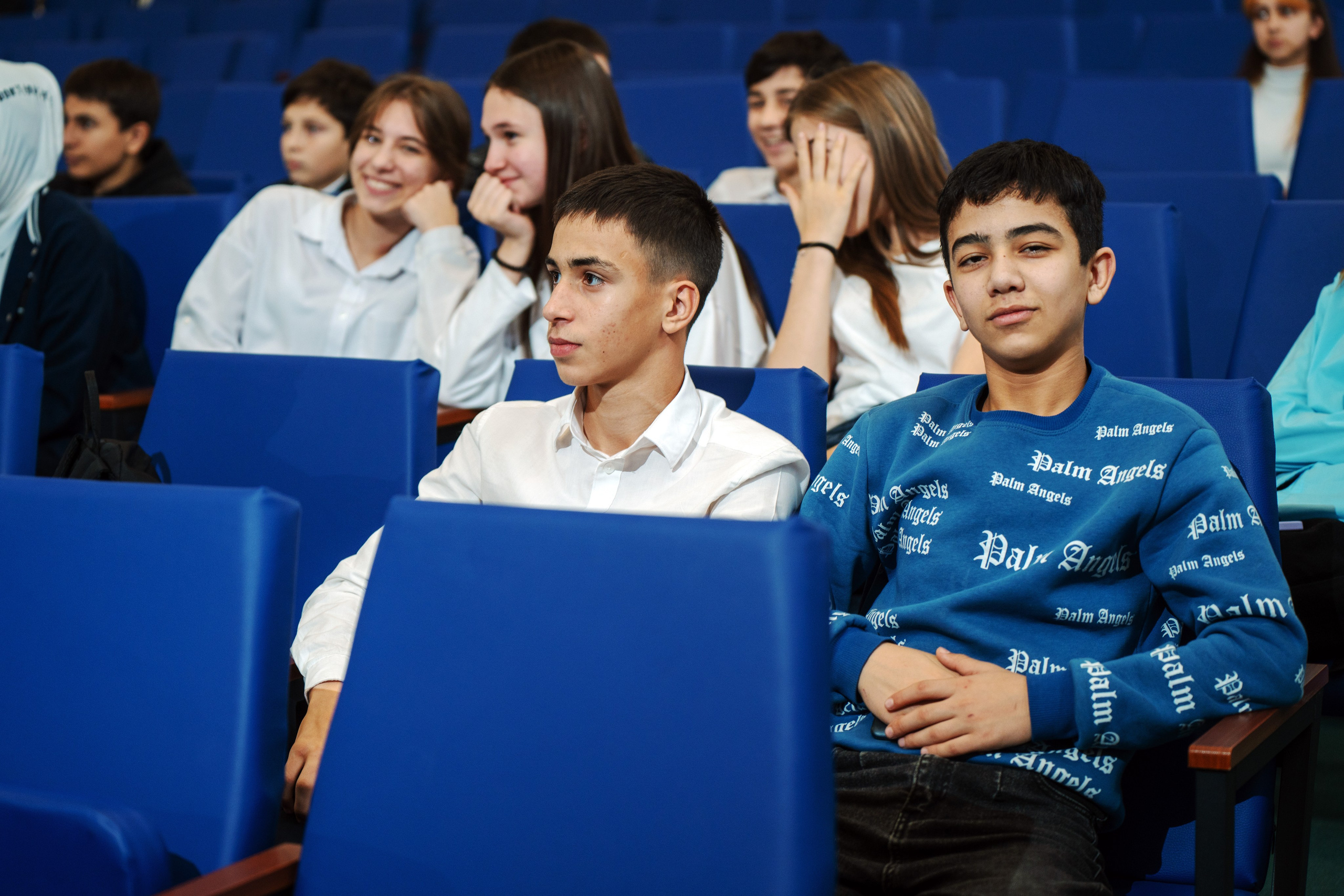 Лекция по киберспорту в школе № 2, п. Энем