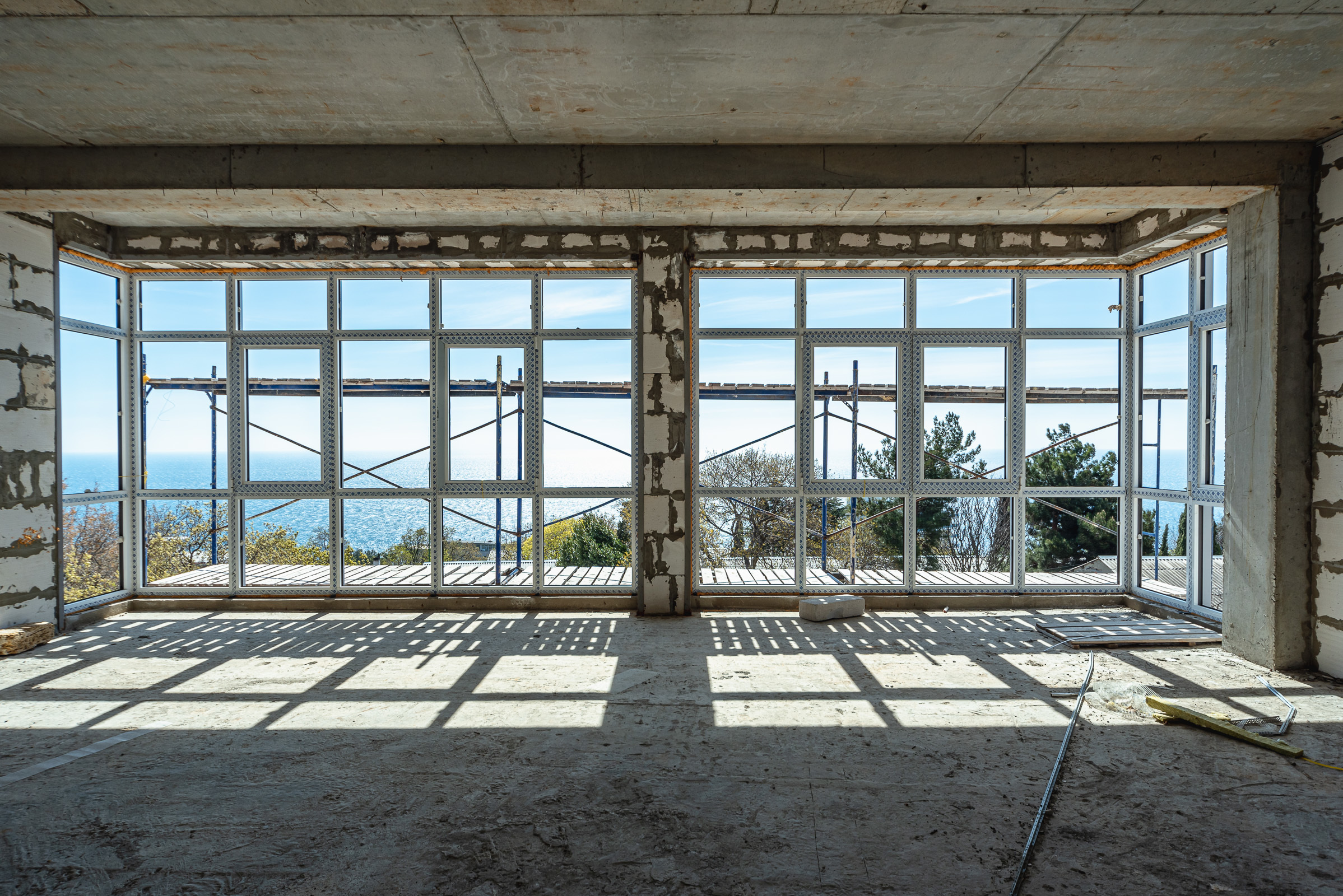 Съемка строящегося объекта. ЖК Видовой, Ялта, район замка Ласточкино Гнездо. Фотограф интерьеров Фотосъемка рекламы в Ялте и по Крыму