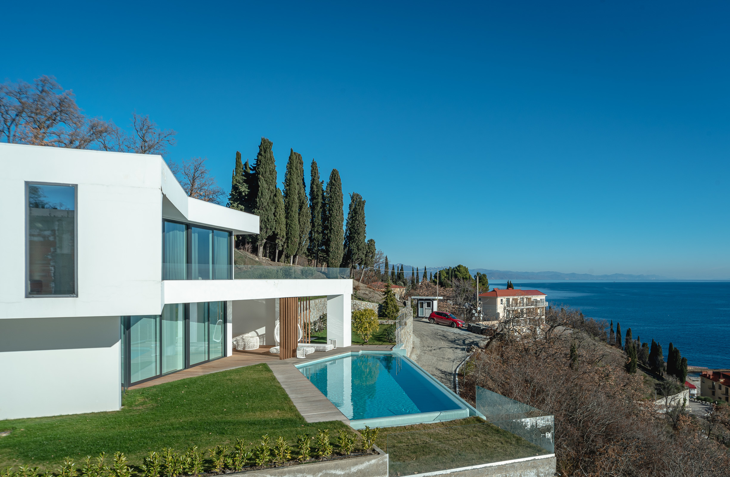 Фотосессия дома в Крыму с бассейном