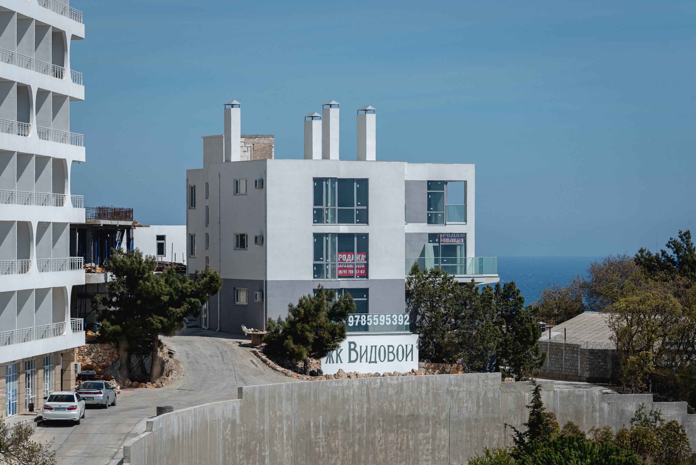 Съемка строящегося объекта. ЖК Видовой, Ялта, район замка Ласточкино Гнездо. Фотограф интерьеров Фотосъемка рекламы в Ялте и по Крыму