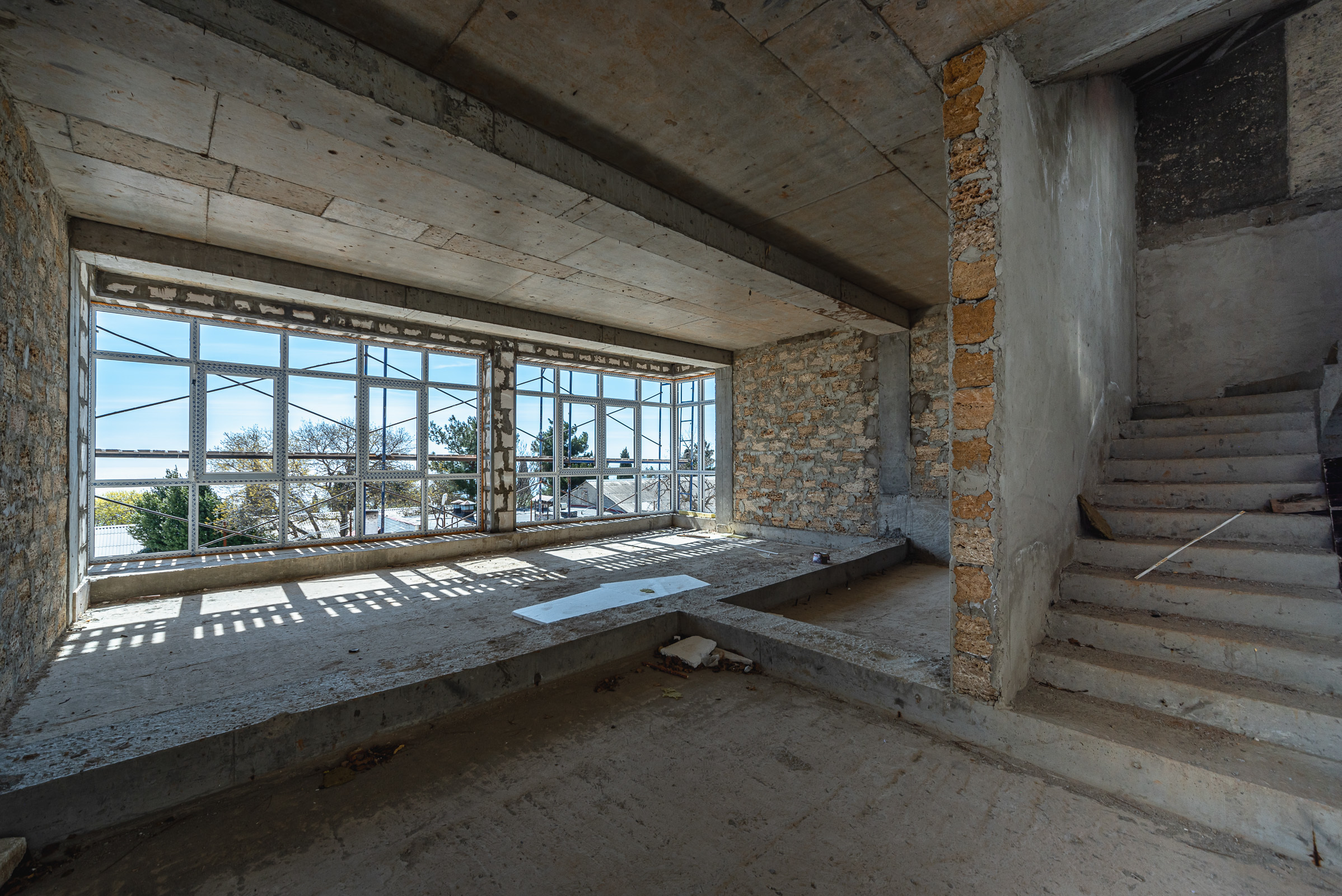 Съемка строящегося объекта. ЖК Видовой, Ялта, район замка Ласточкино Гнездо. Фотограф интерьеров Фотосъемка рекламы в Ялте и по Крыму