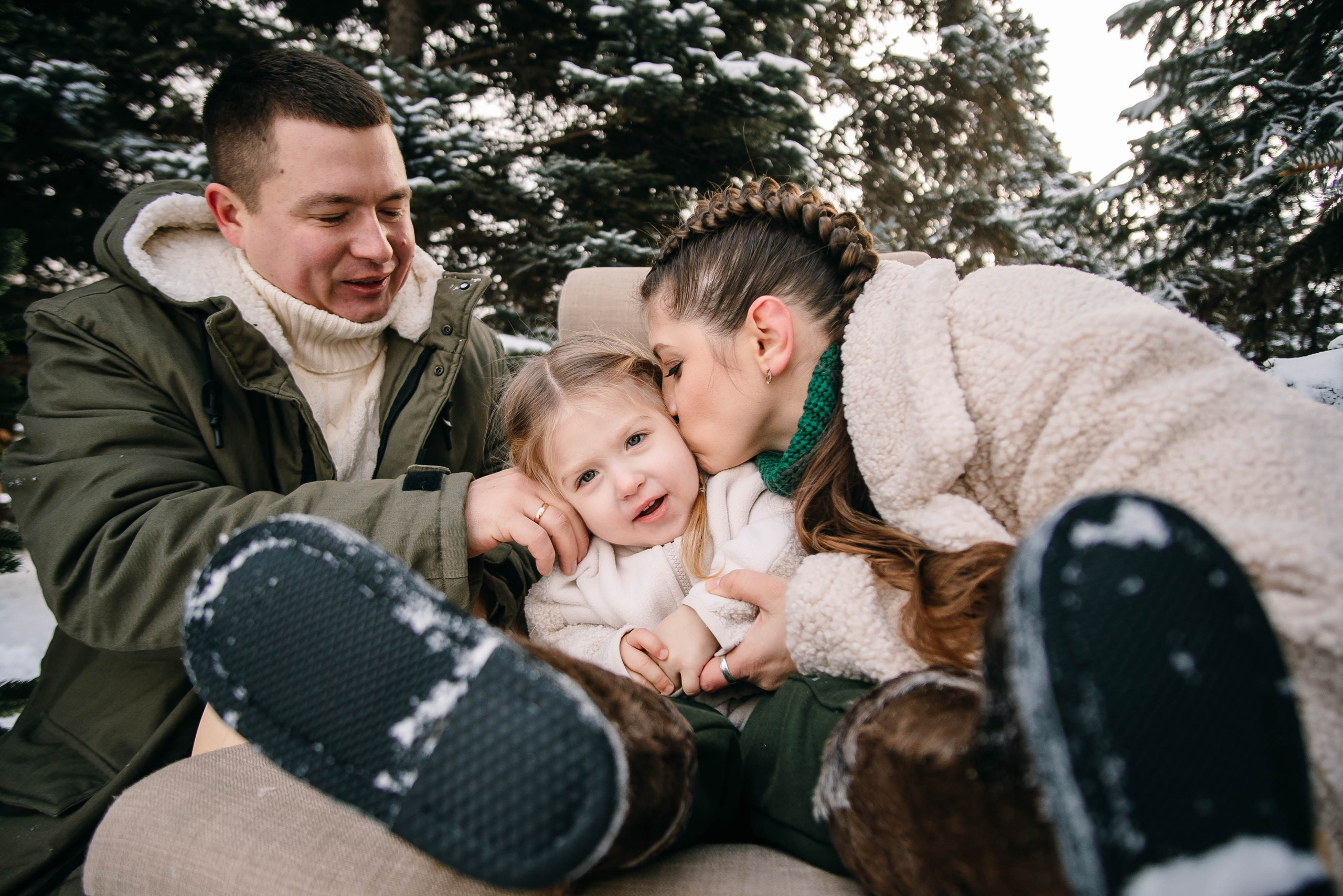 Зимняя сказка в Сосновом лесу. Фотограф Сергей Логинов
