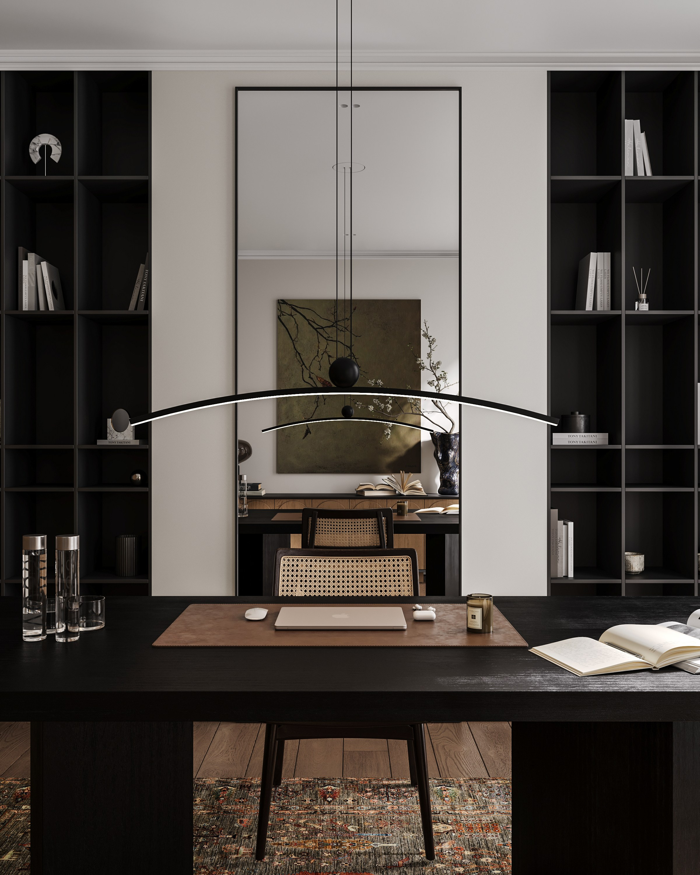 Кабинет. 3D визуализатор интерьеров