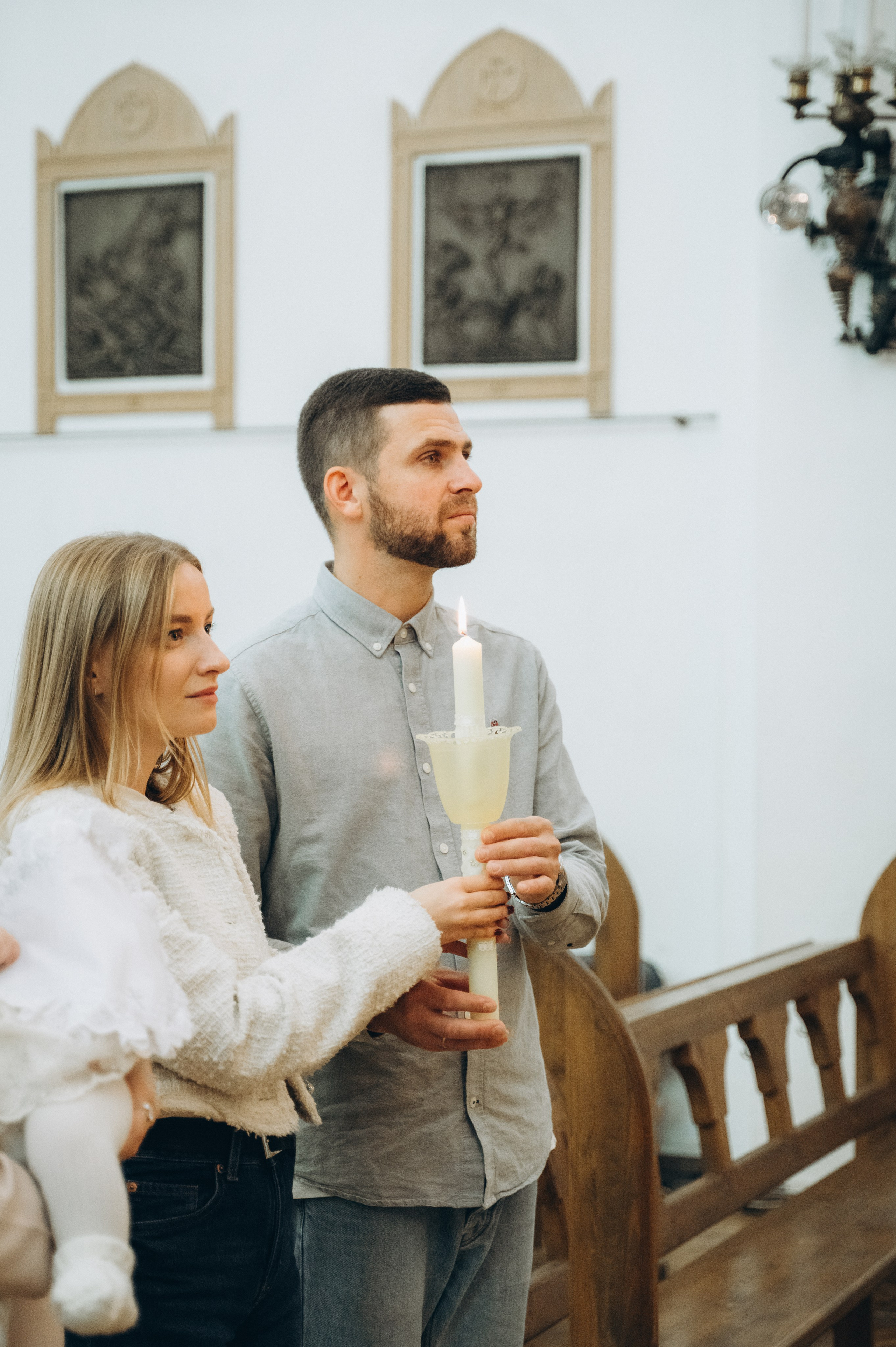 Крещение Эмили (Золотогорский костёл Пресвятой Троицы). Семейный фотограф в Минске Дарья Дреко