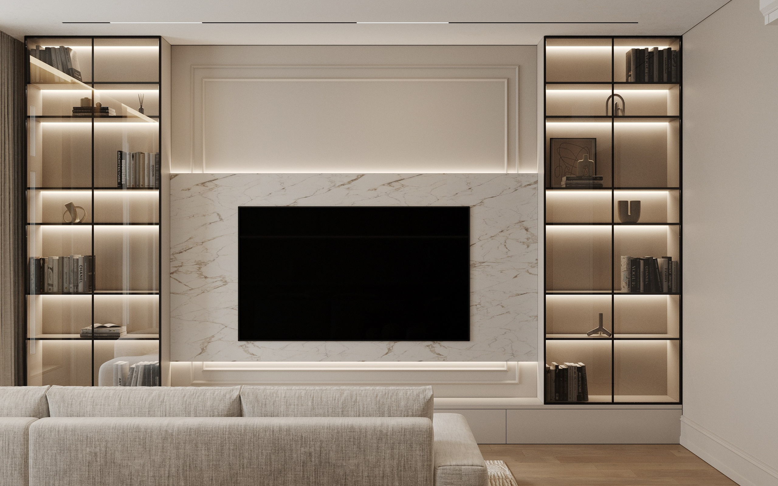 SPB | DOMINO 61 м². 3d визуализатор Анастасия Науменко