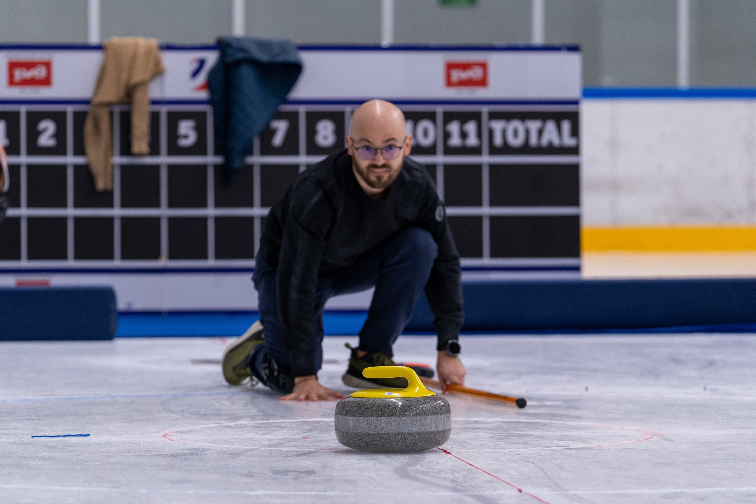 Керлинг для компании Р-Фарм. Репортажный фотограф в Красной Поляне и Сочи Павлюченко Екатерина