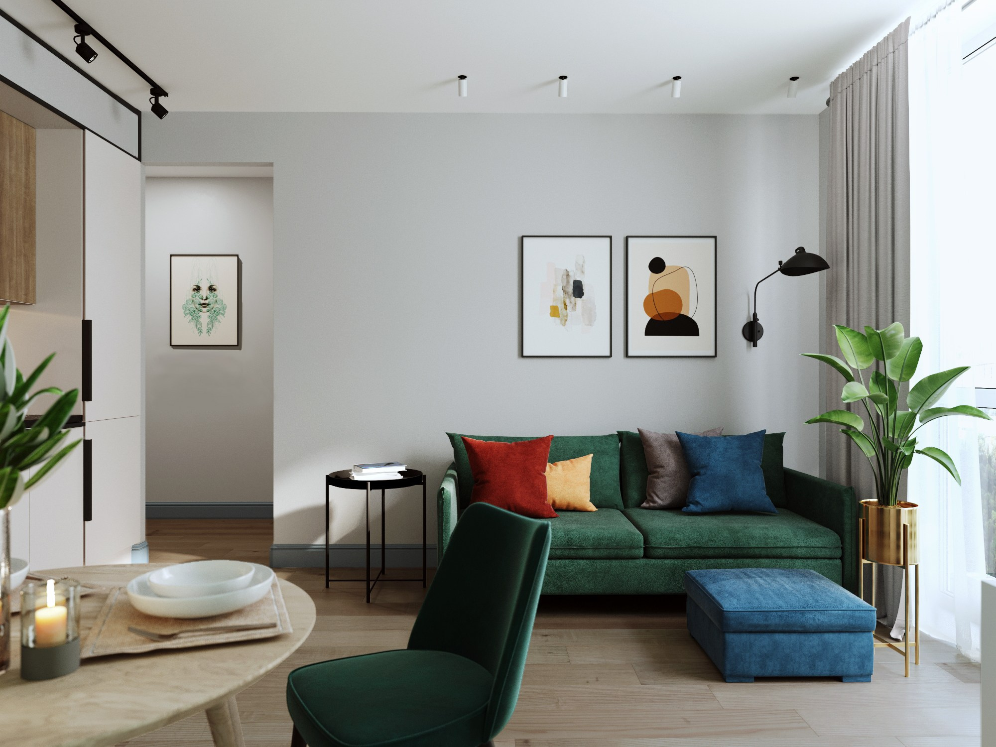 Квартира 40 метров в Жк Хорошевский. Главная