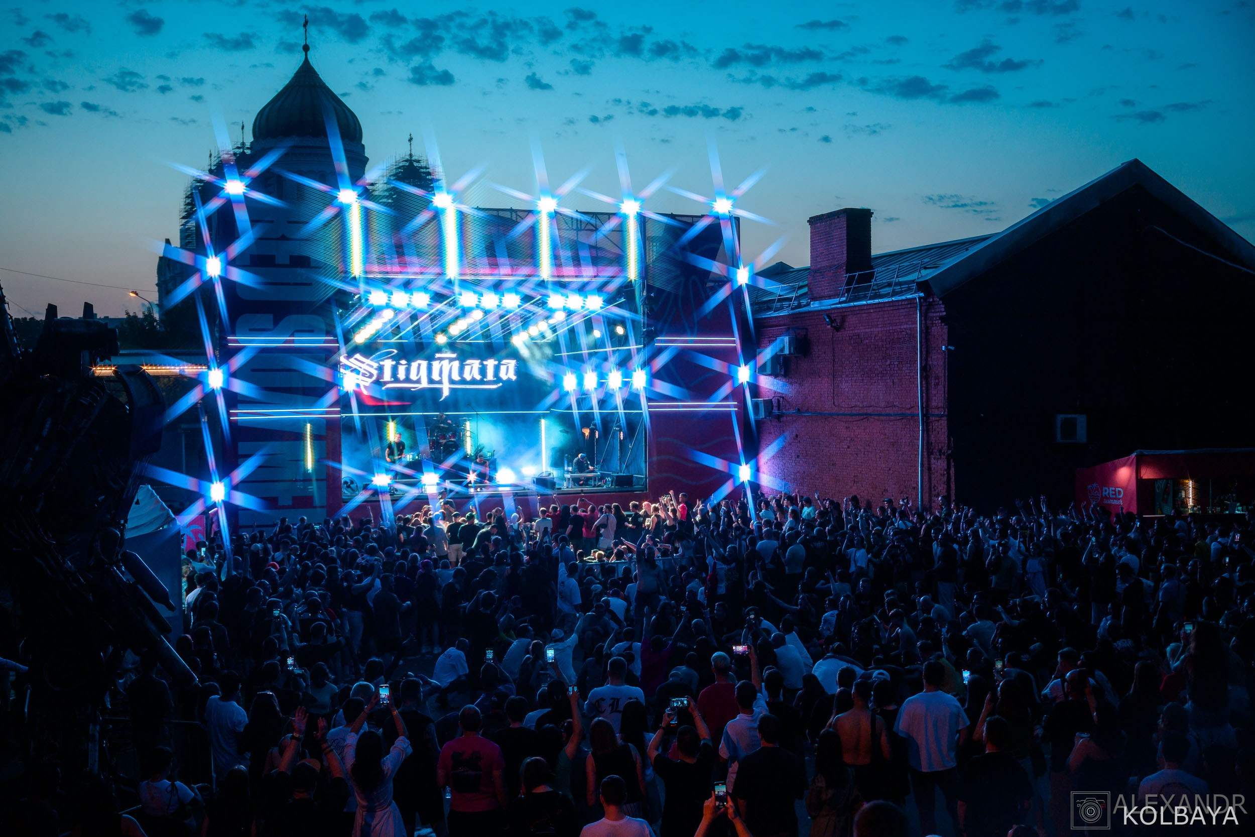 Концерт Stigmata на Red Summer (09.07.2025). Концертный и театральный репортажный фотограф в Москве Александр Колбая