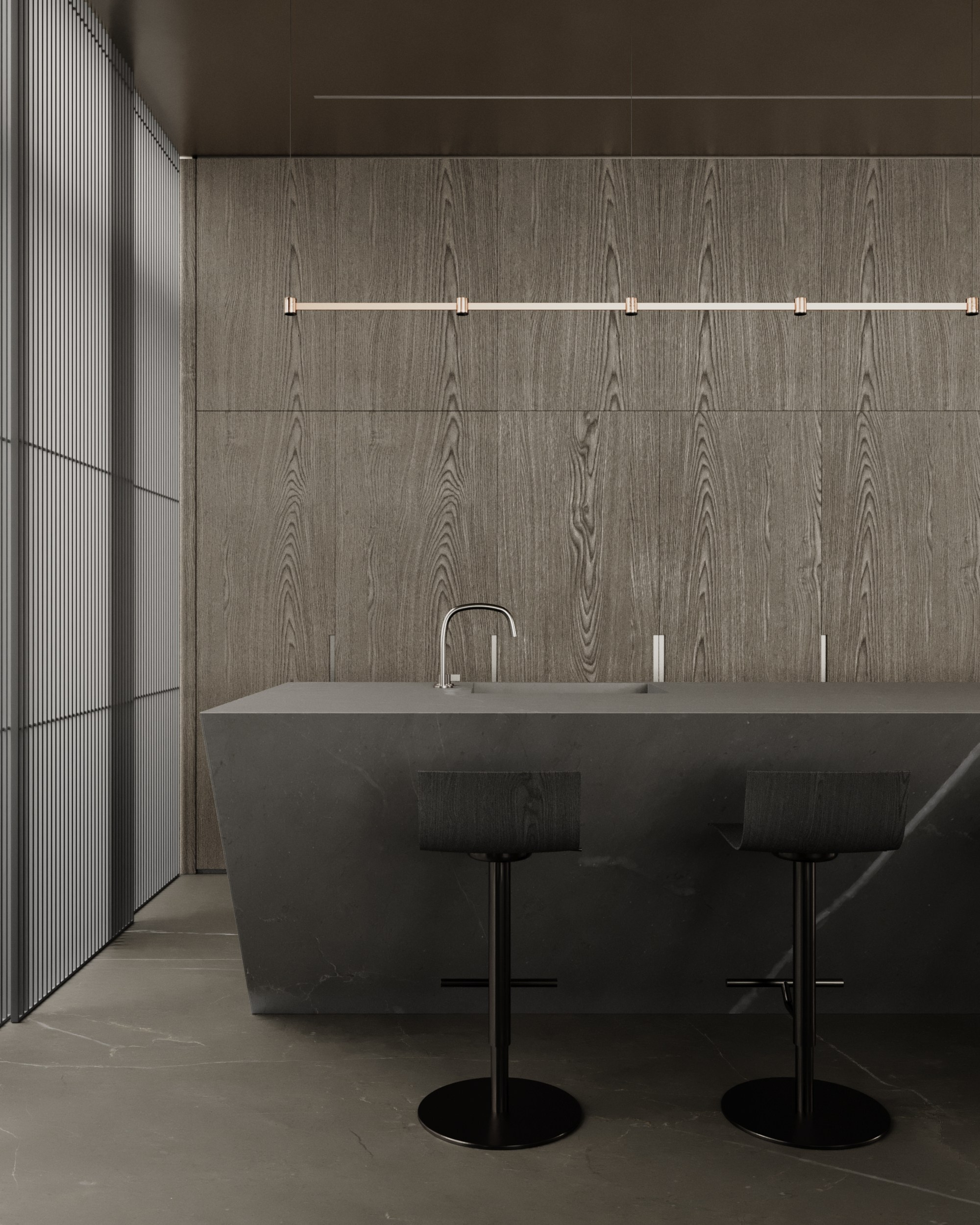 RIVER HOUSE /3000 sq m /24'. Интерьерное ателье numéro а