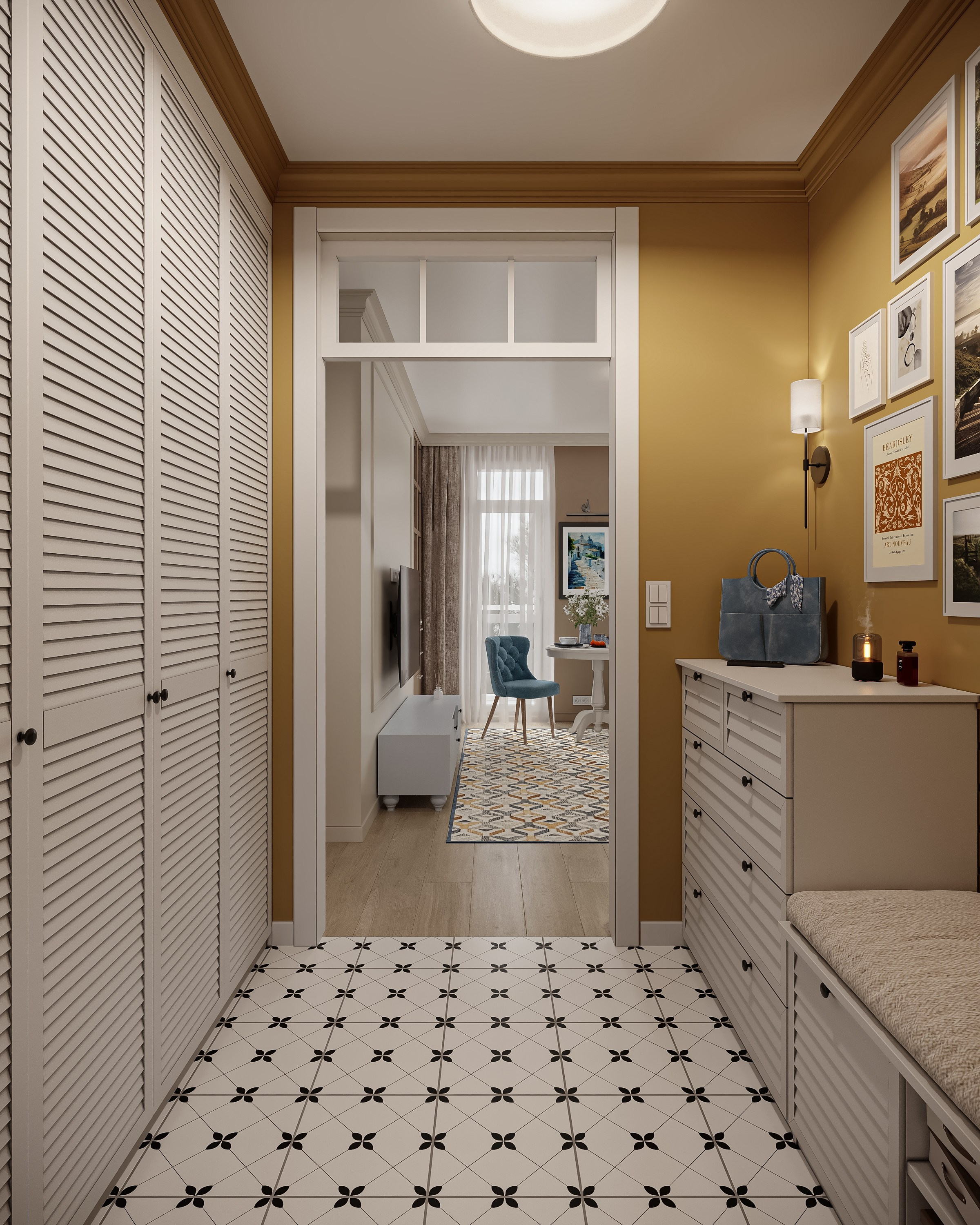 СПб квартира 63 м². 3Д-Визуализация Наталья Макогонова