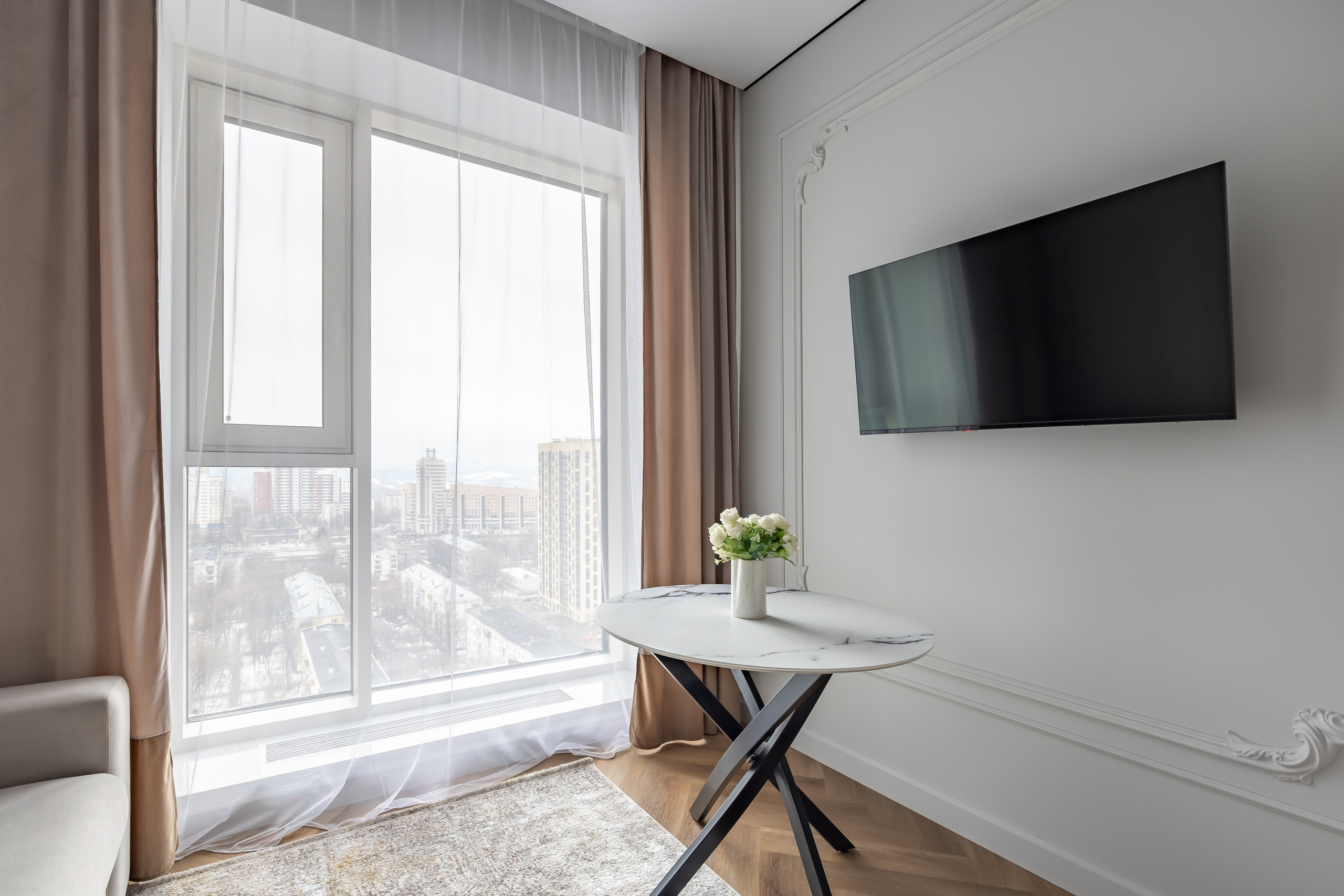 Съемка квартиры для продажи в ЖК «Crystal». Интерьерный фотограф в Москве Сергей Чекмезов