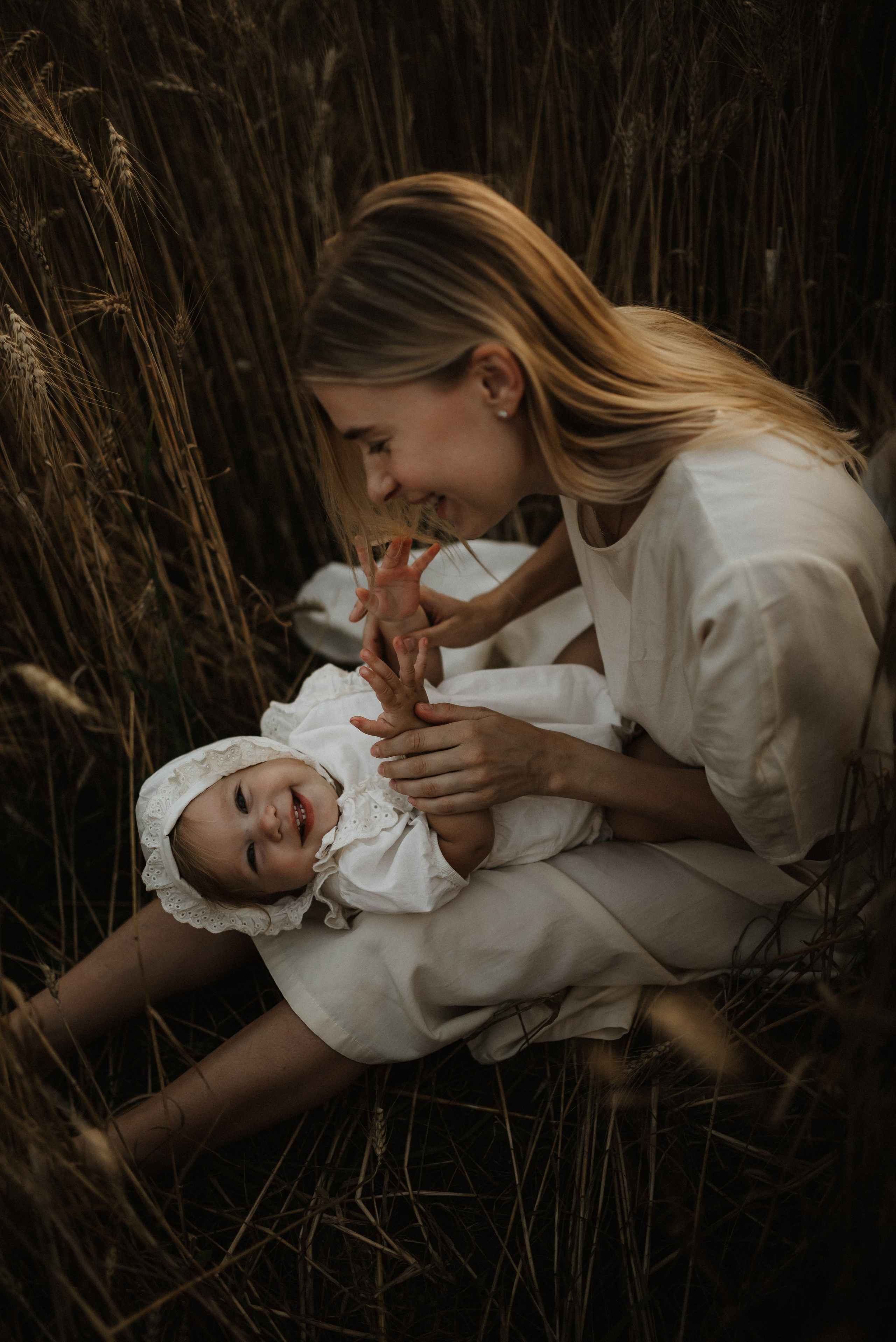 Красивая закатная история мамы и дочки. Фотограф Алексин, Тула