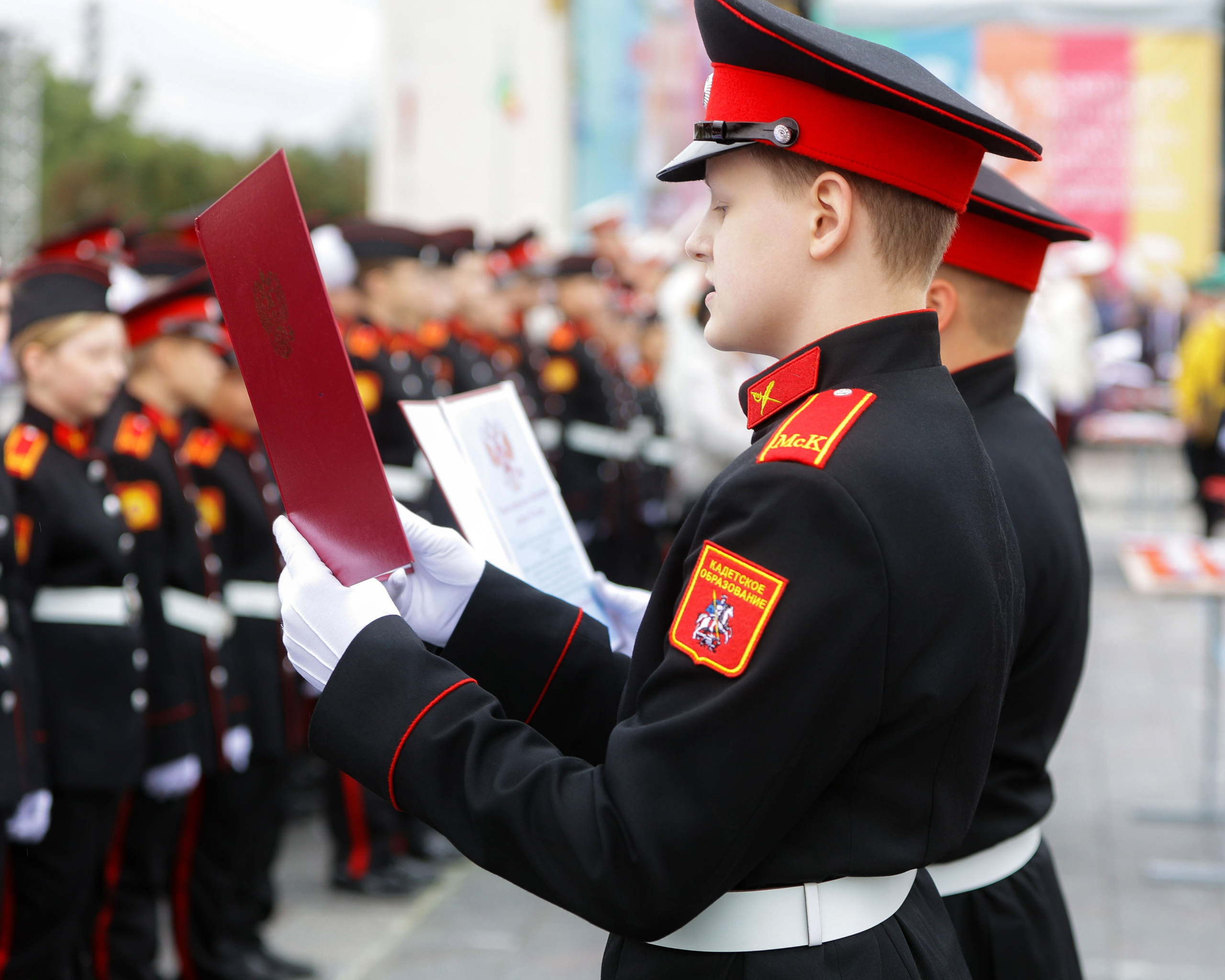 Посвящению в кадеты в Первом Московском кадетском корпусе, Дипломатической кадетской школы. Выпускные альбомы и школьный фотограф в Подольске, Троицке, Щербинке, Москве и Московской области