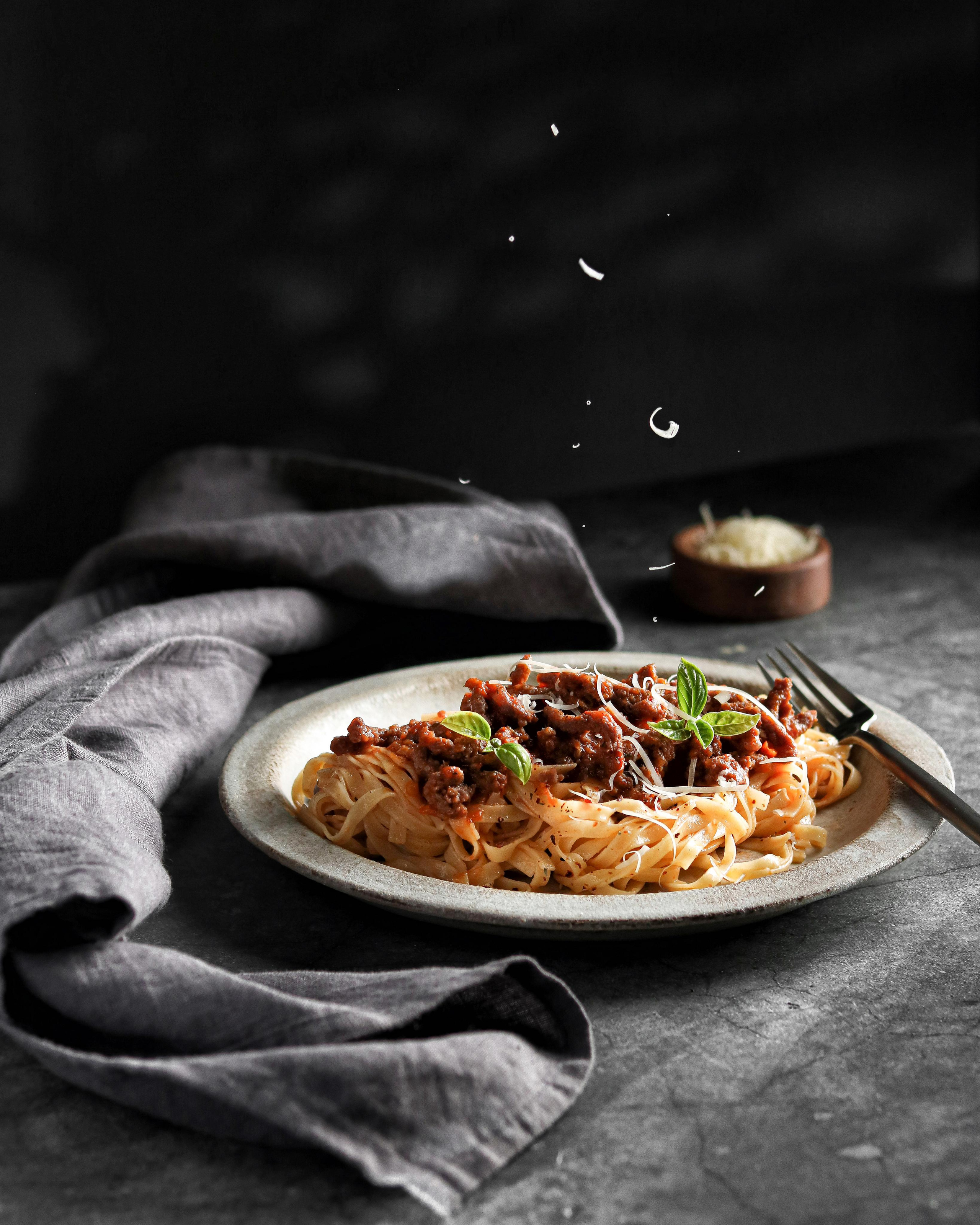 Фуд-съемка пасты в Москве