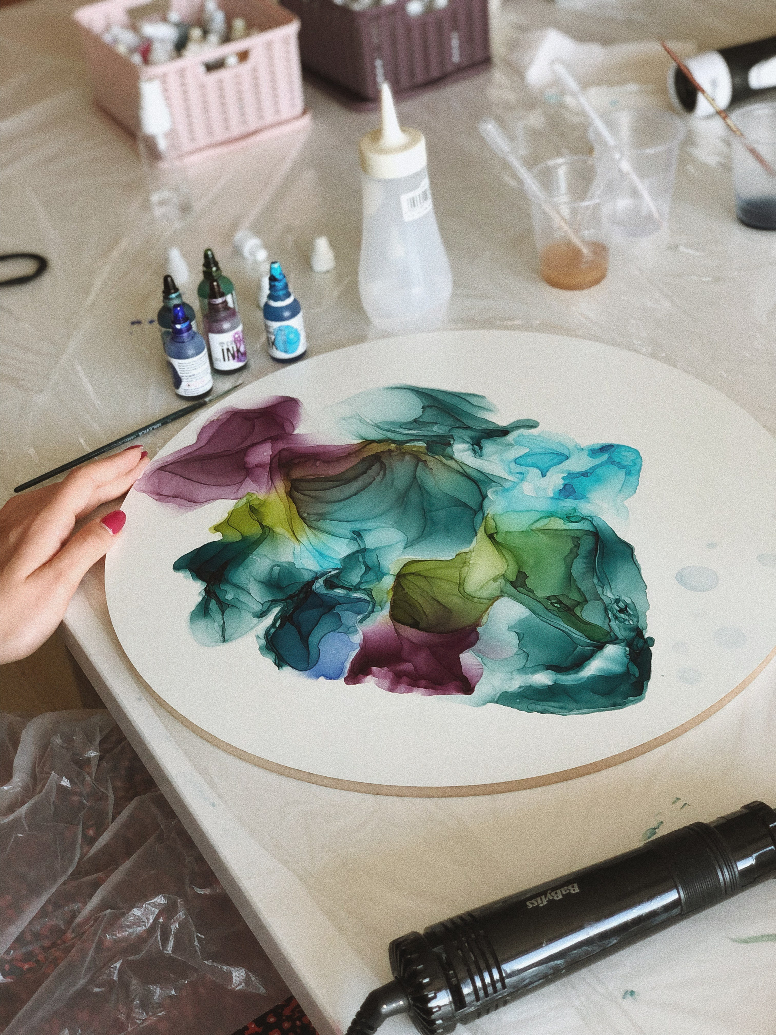 Мастер-классы. Seatales — эпоксидная смола и спиртовые чернила