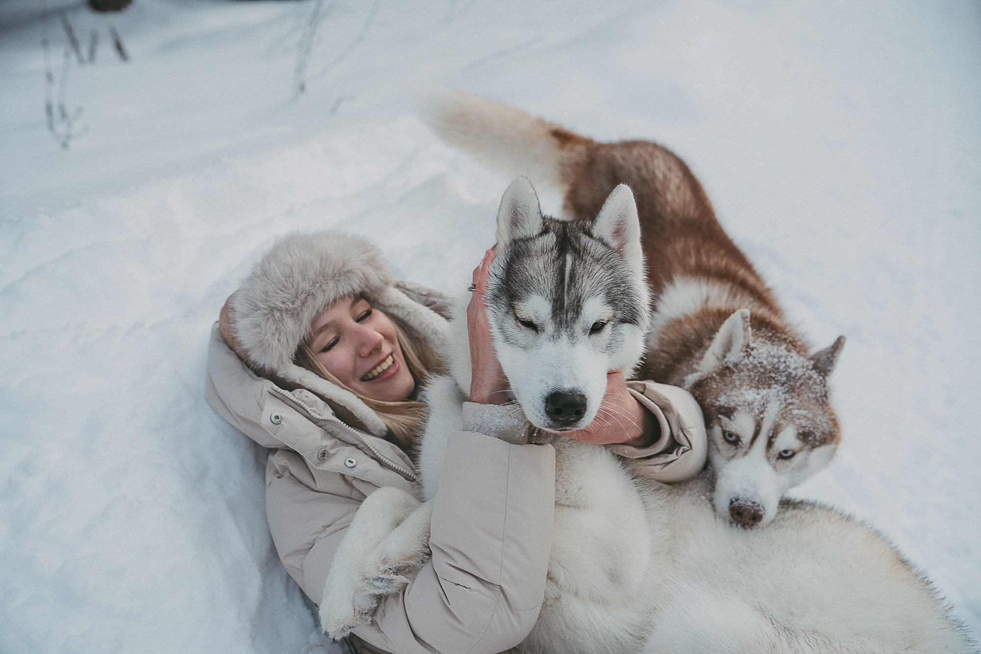 Полина, Уго и Пышка. Фотограф анималист в Москве и Санкт-Петербурге Свиридова Анна