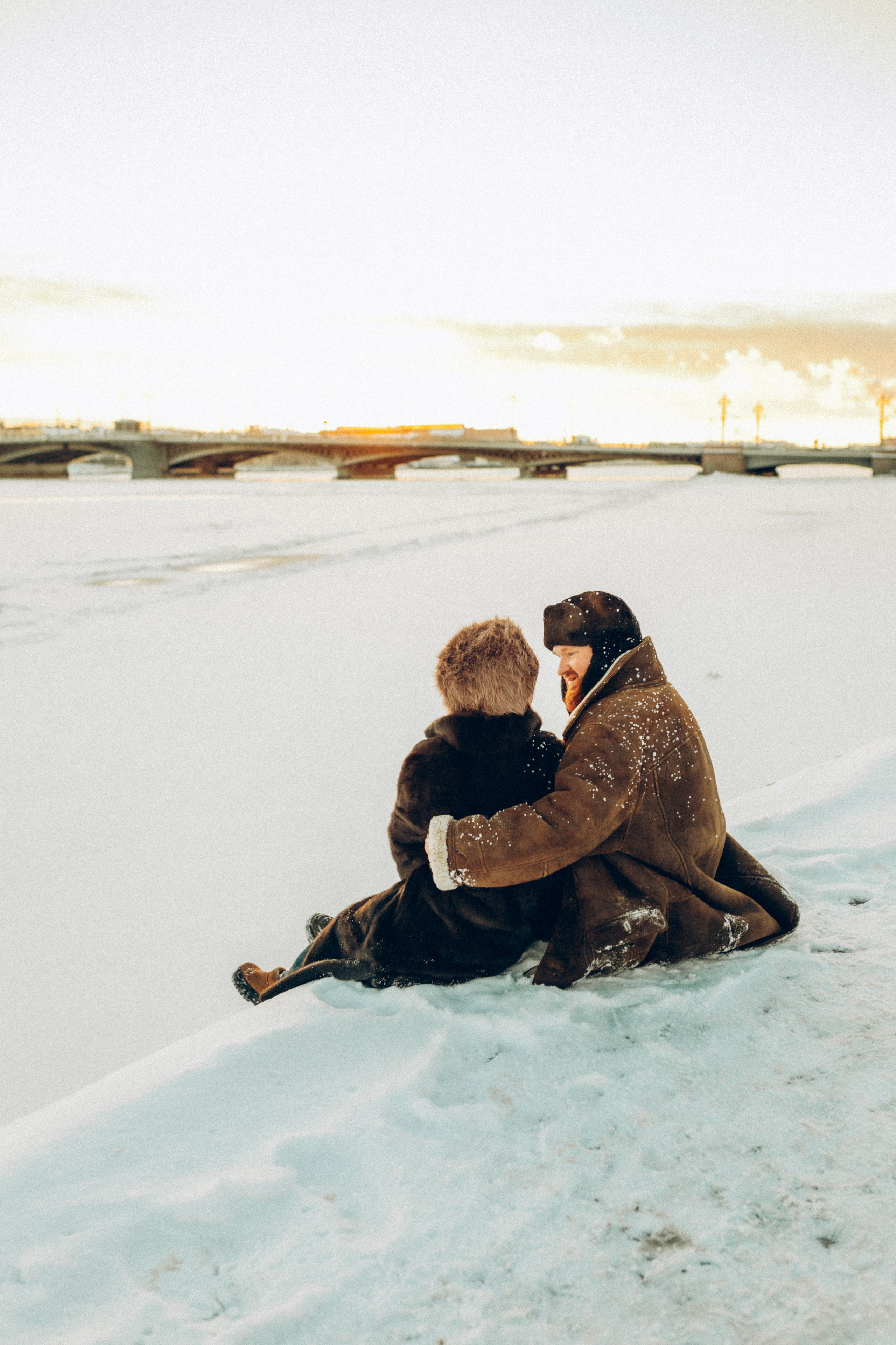 LoveStory зимняя. Фотограф Санкт-Петербург Князева Елизавета