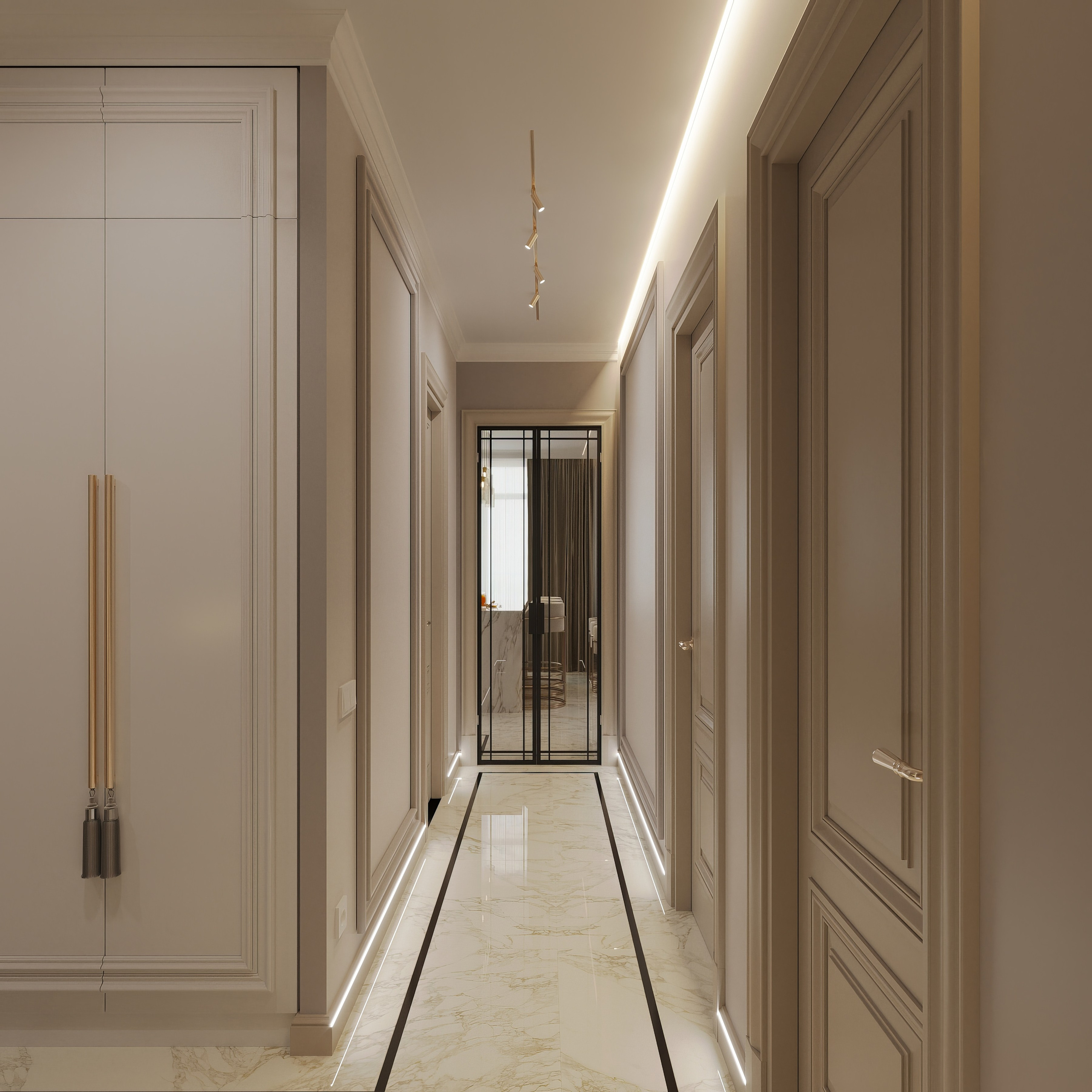 Коридор перед спальней