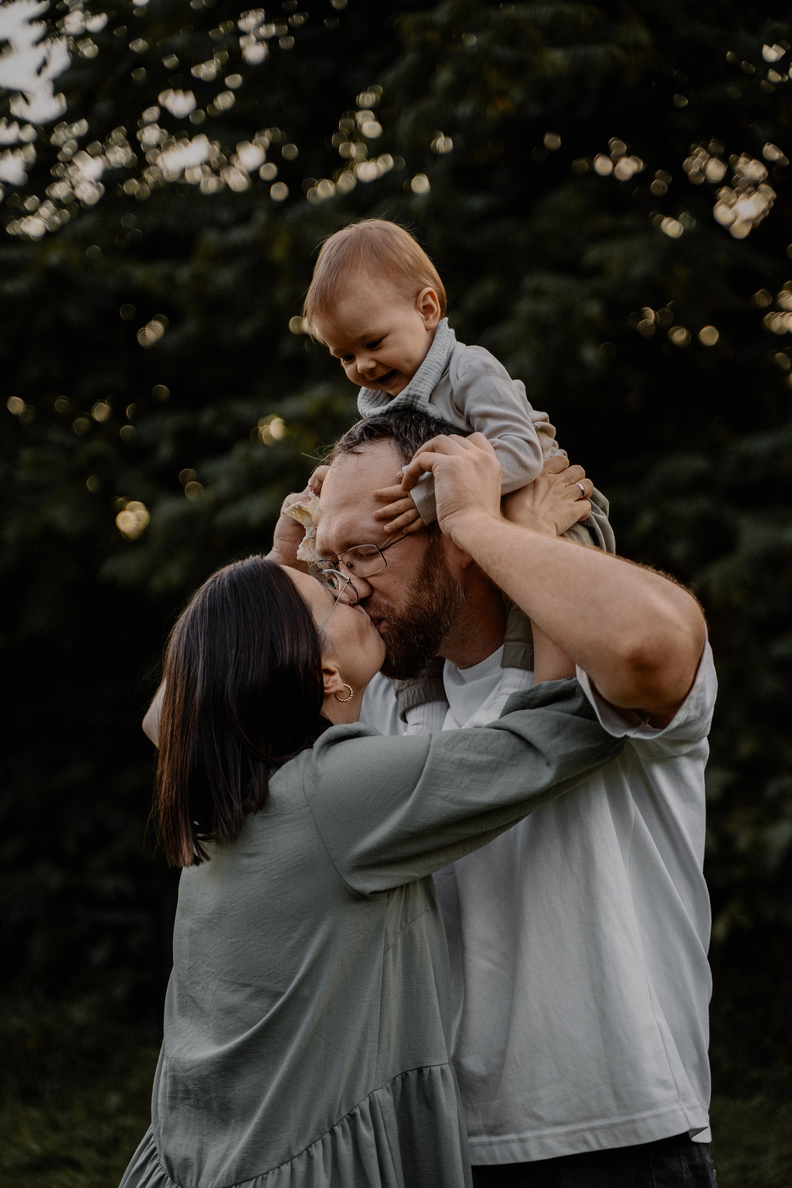 Втроем. Семейный фотограф в Москве Надя Бугаева