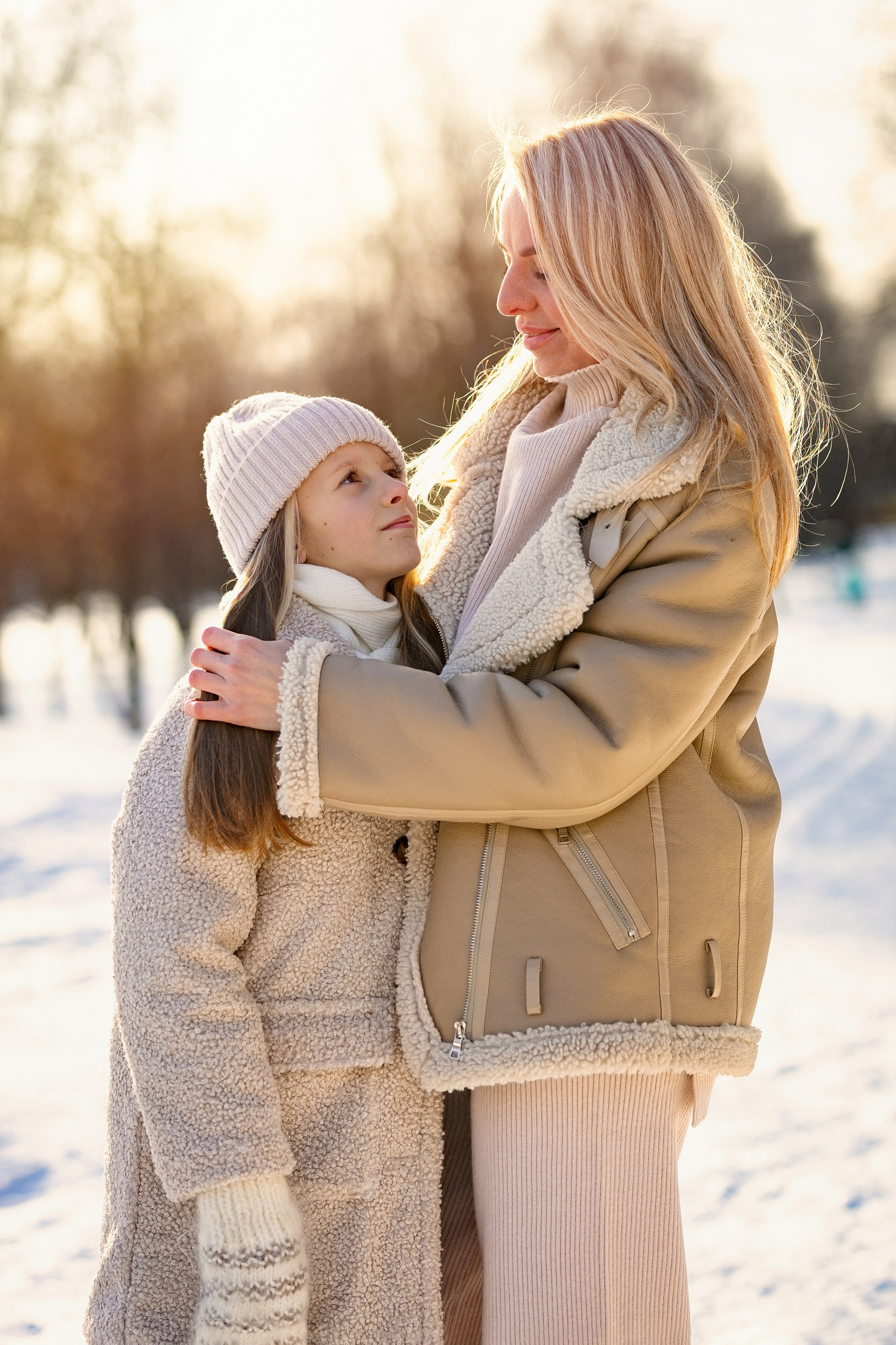Фотосессия в зимнем парке. Семейный фотограф в Москве Трубинова Екатерина