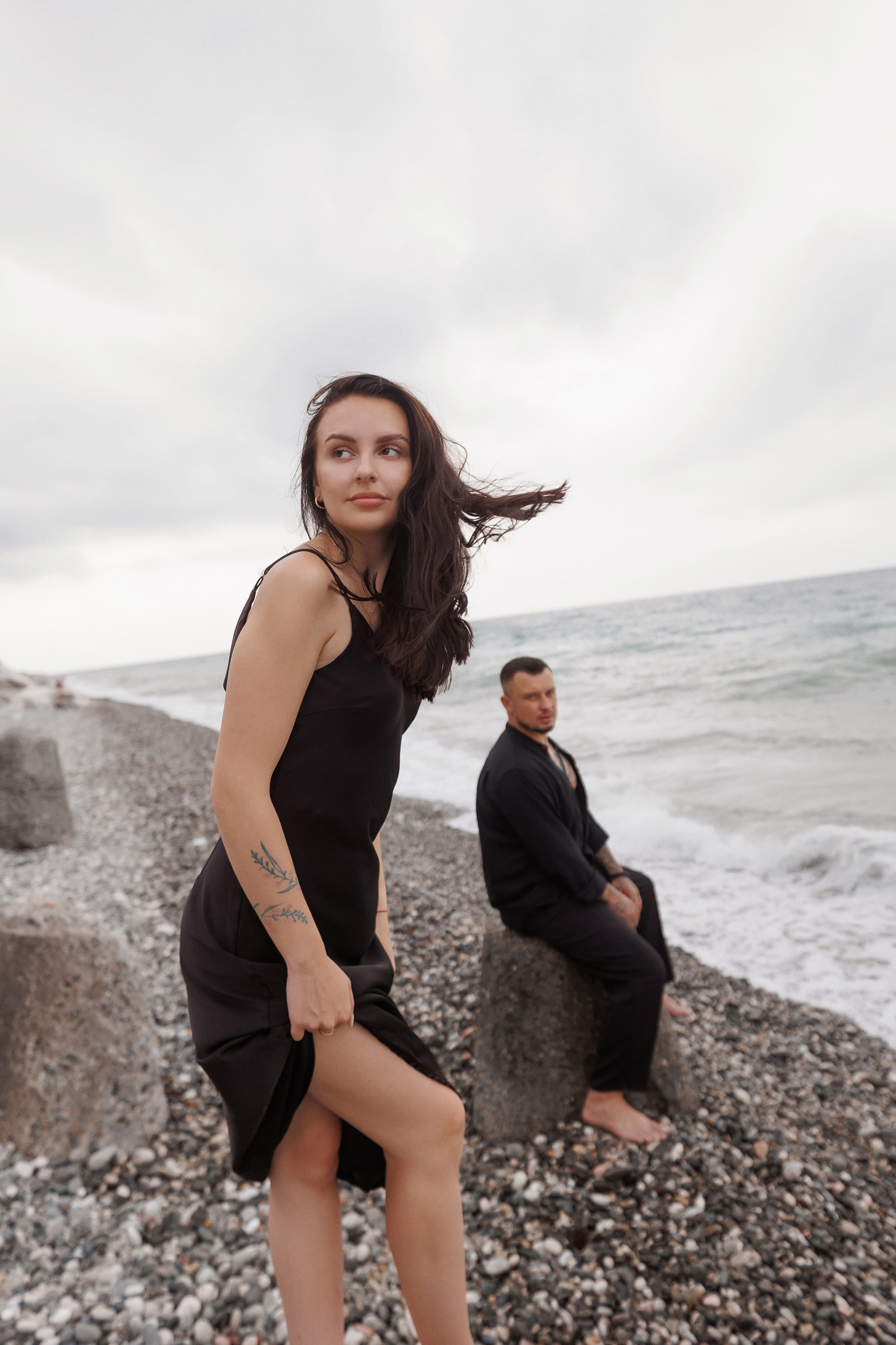 Парная фотосессия у моря. Свадебный и семейный фотограф в Сочи Денис Вялов