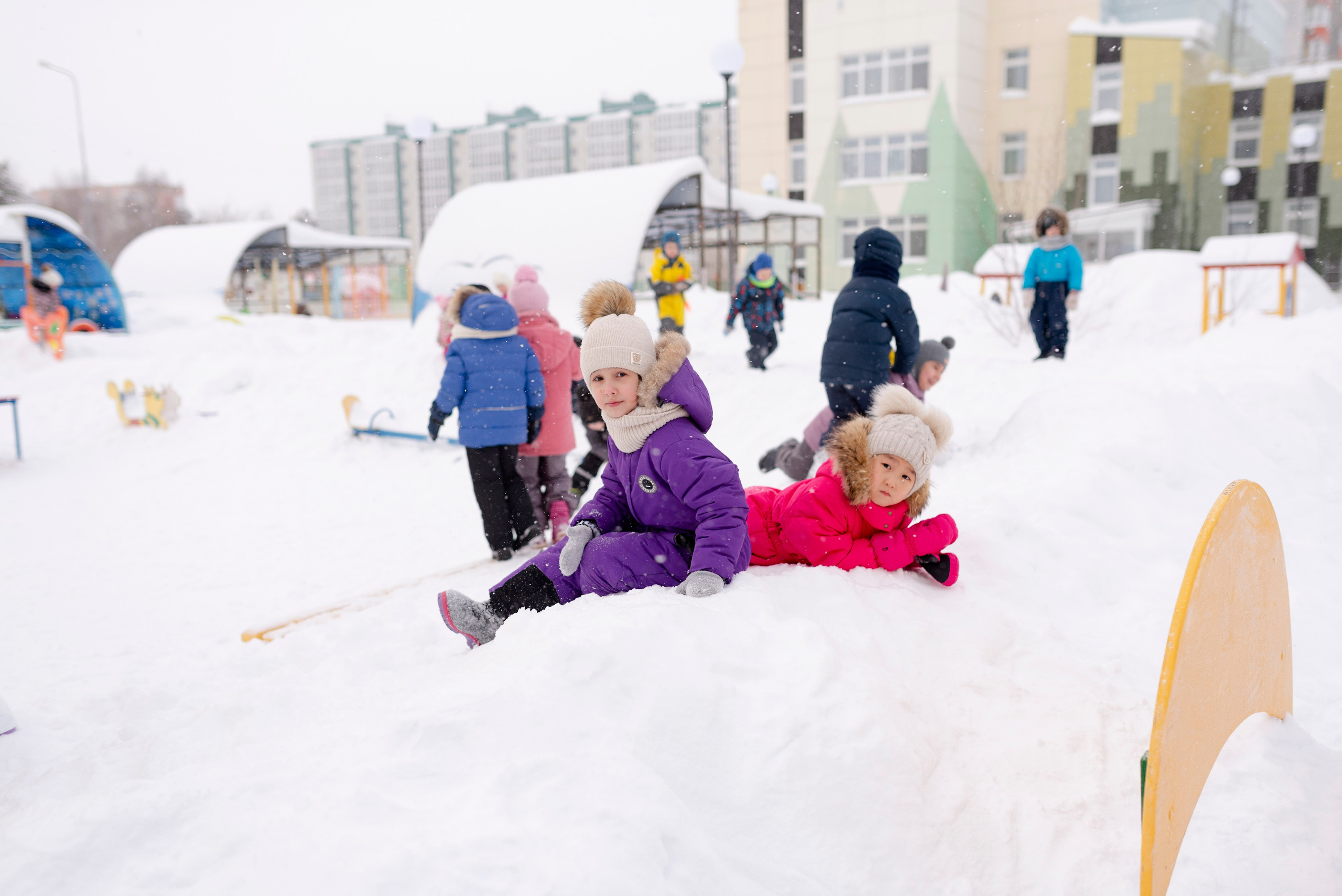 Аленький цветочек. Группа Почемучки, зимняя прогулка. Детский и семейный фотограф в Сургуте и Нефтеюганске Анна Старцева