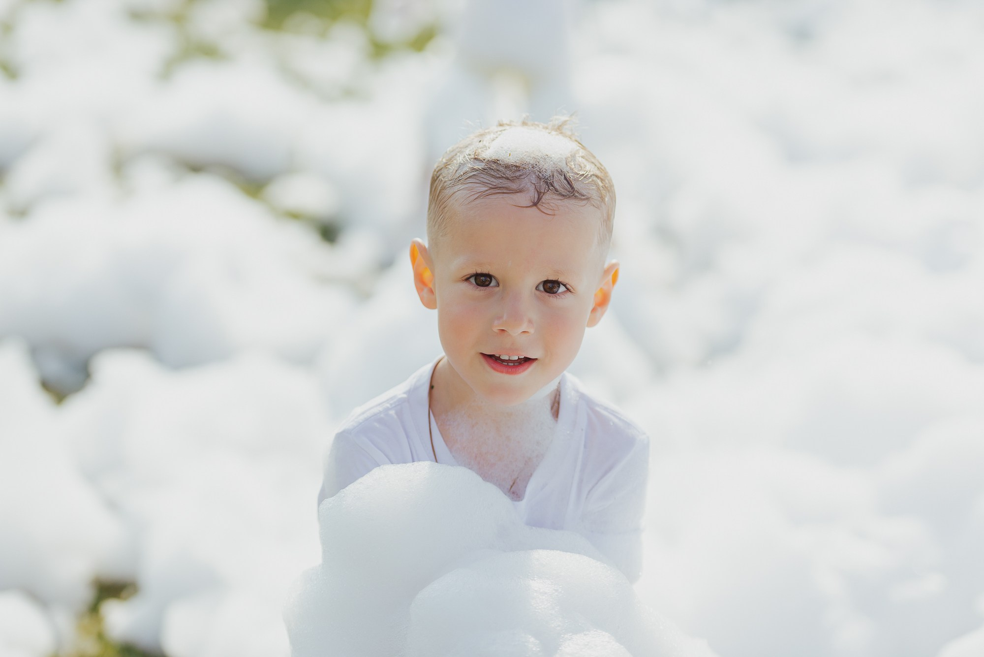 Детский день рождения с аниматором, пенная вечеринка. Свадебный и репортажный фотограф в Ярославле Евгений Сальников