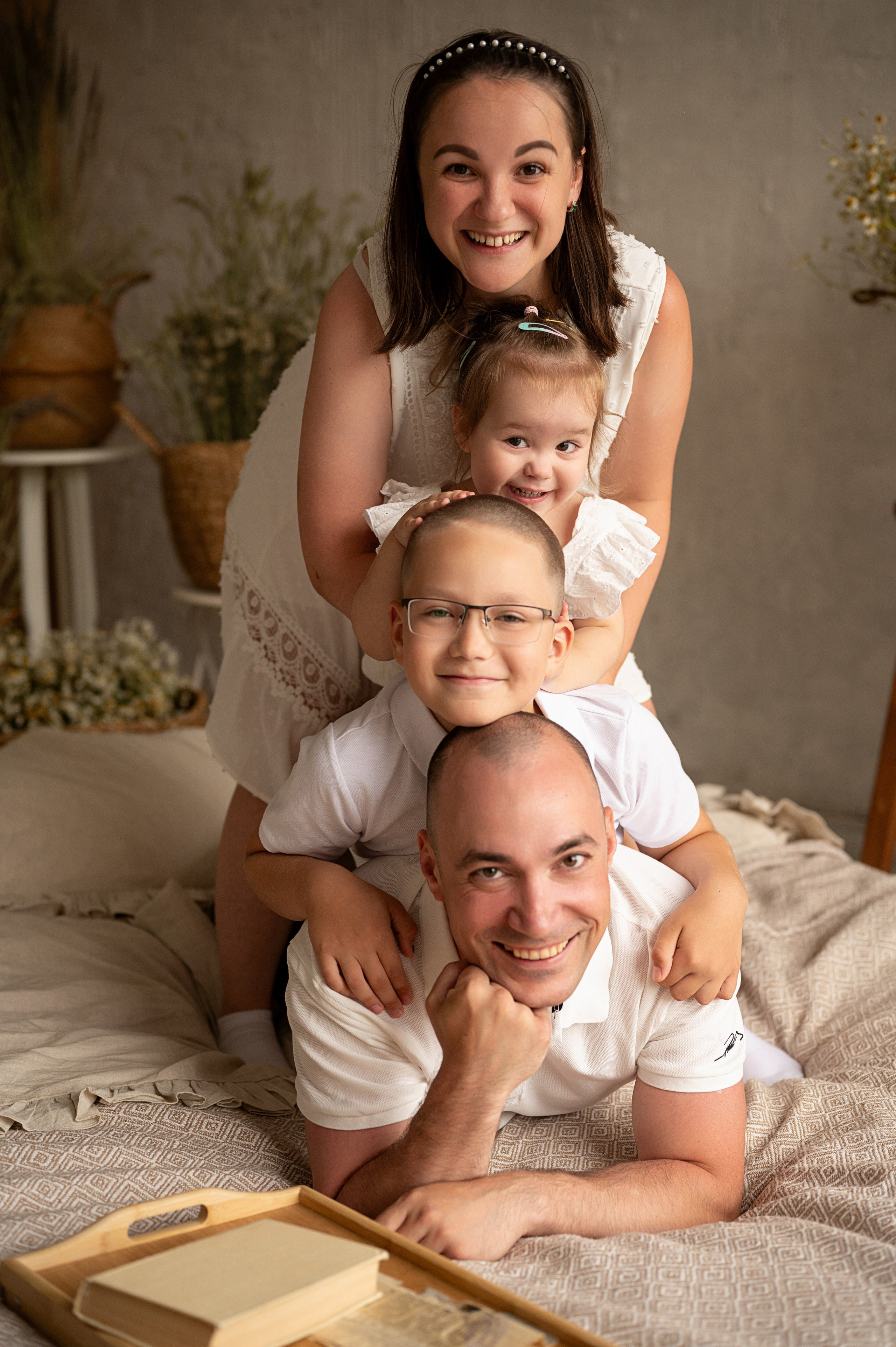 Семейная съемка в фотостудии «Воздух». Фотограф новорожденных, семейный детский в Тюмени Татьяна Морозова