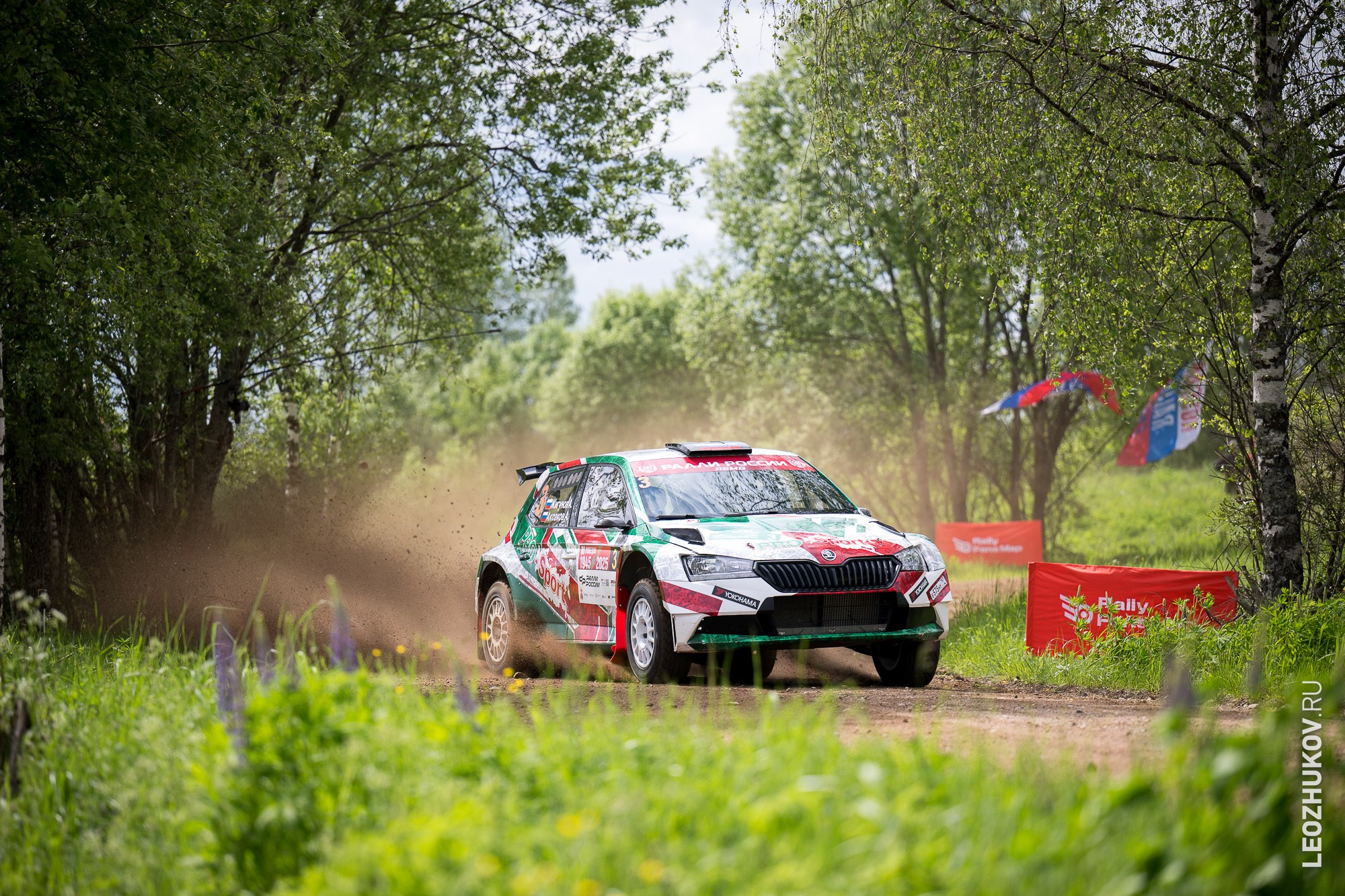 Rally Pushkinskie gory 2025. Sports photographer Leonid Zhukov